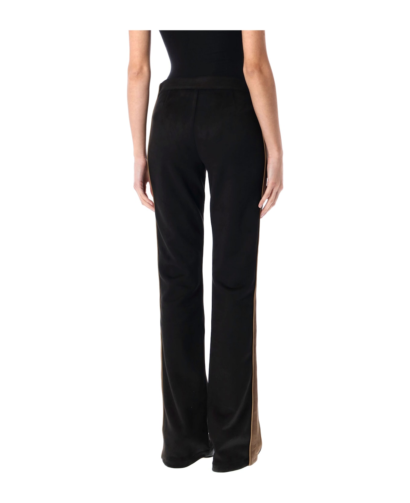 MISBHV Faux Suede Moto Pants - BLACK