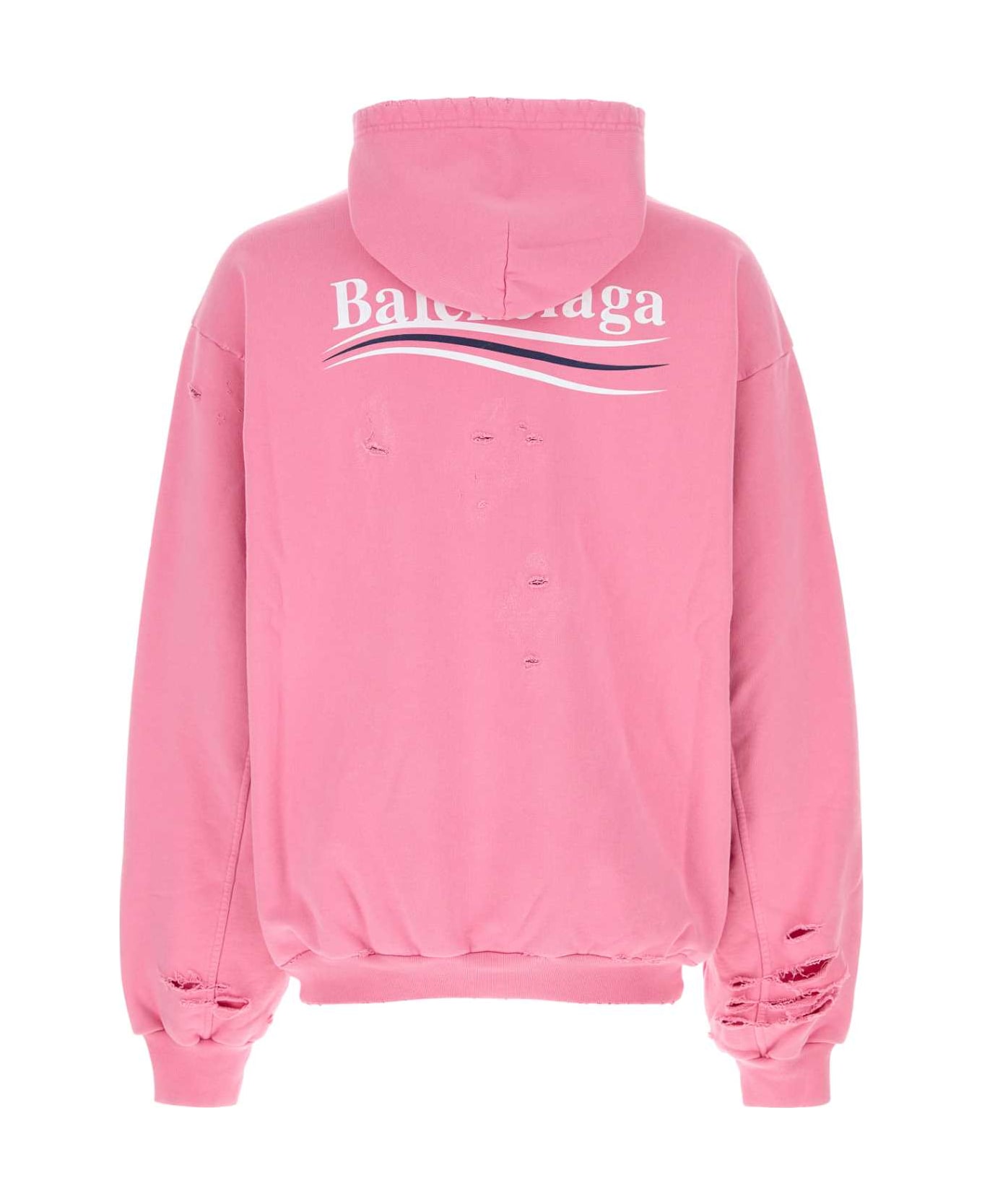Balenciaga Pink Cotton Oversize Sweatshirt - FADIRTYPINKDPINK