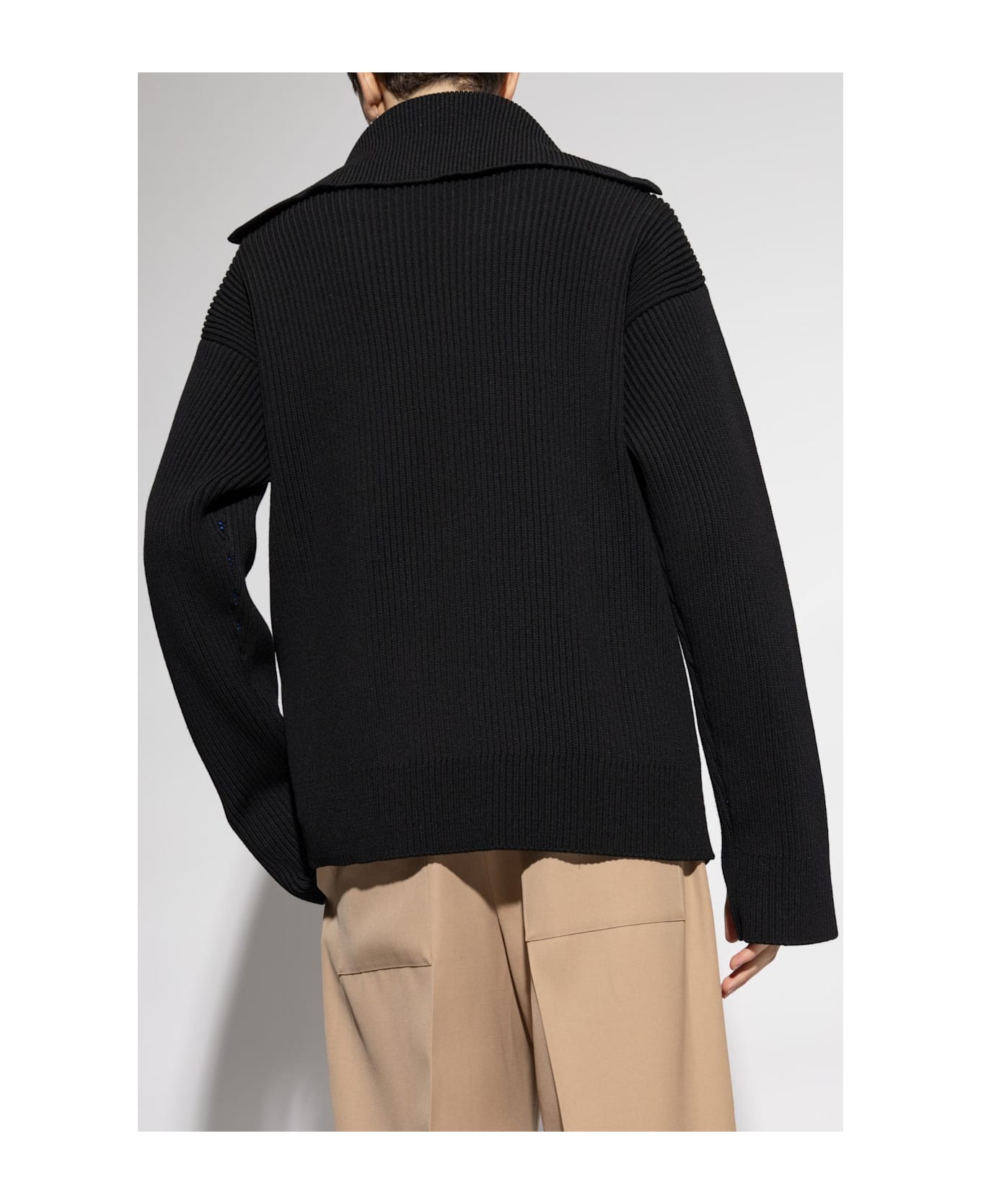 Burberry Woolen Cardigan - Black