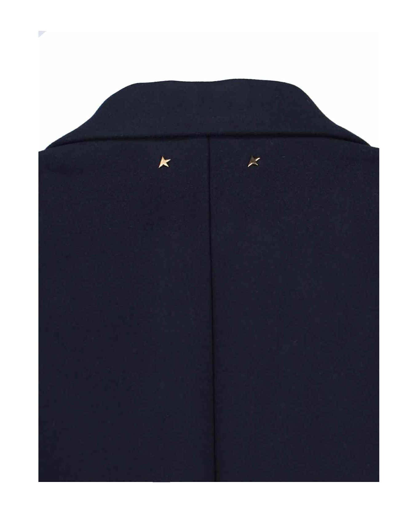 Golden Goose Virgin Wool Blend Coat - Blue