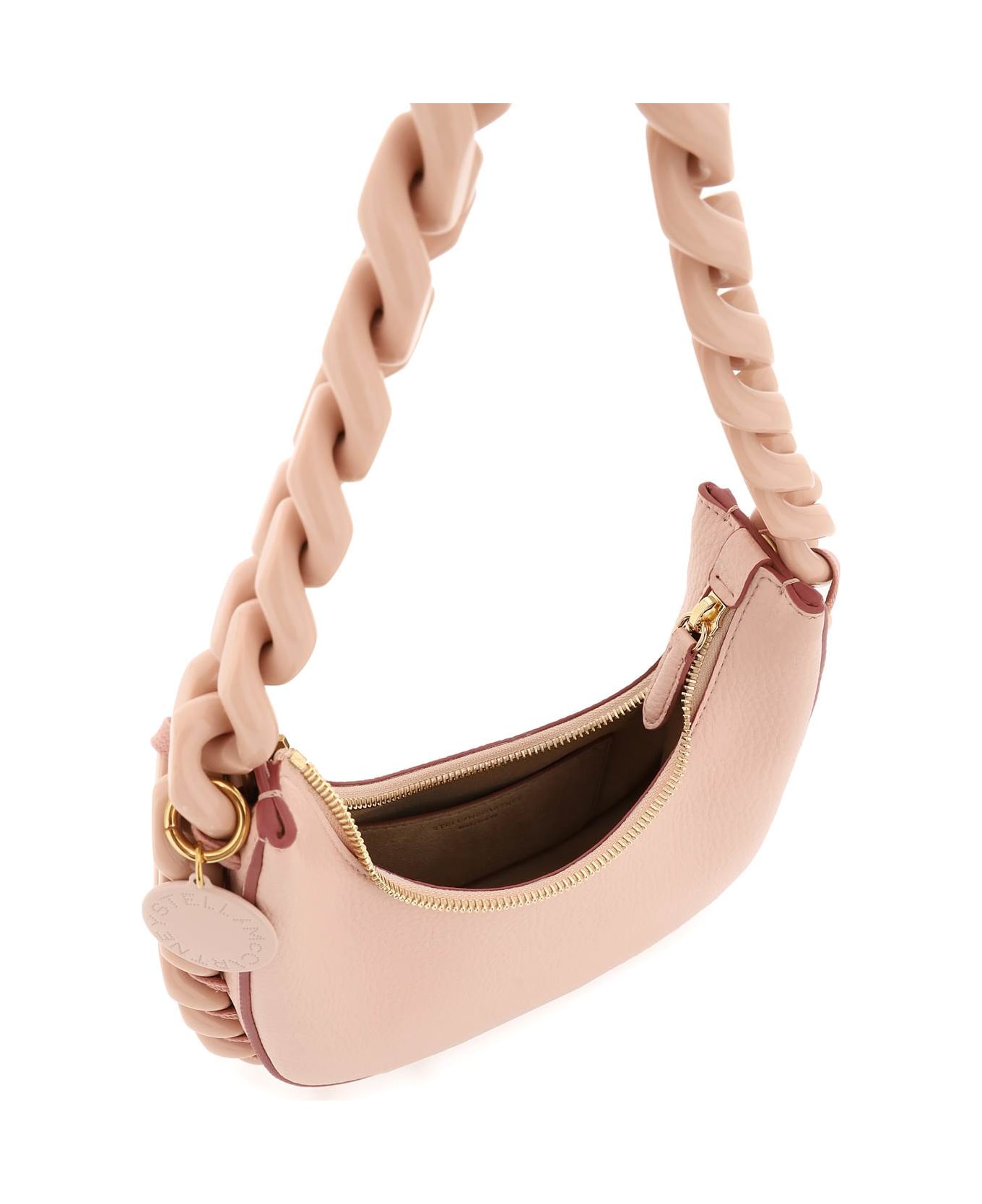 Stella McCartney Embossed Grainy Mat Shoulder Bag - ROSE PINK (Pink)