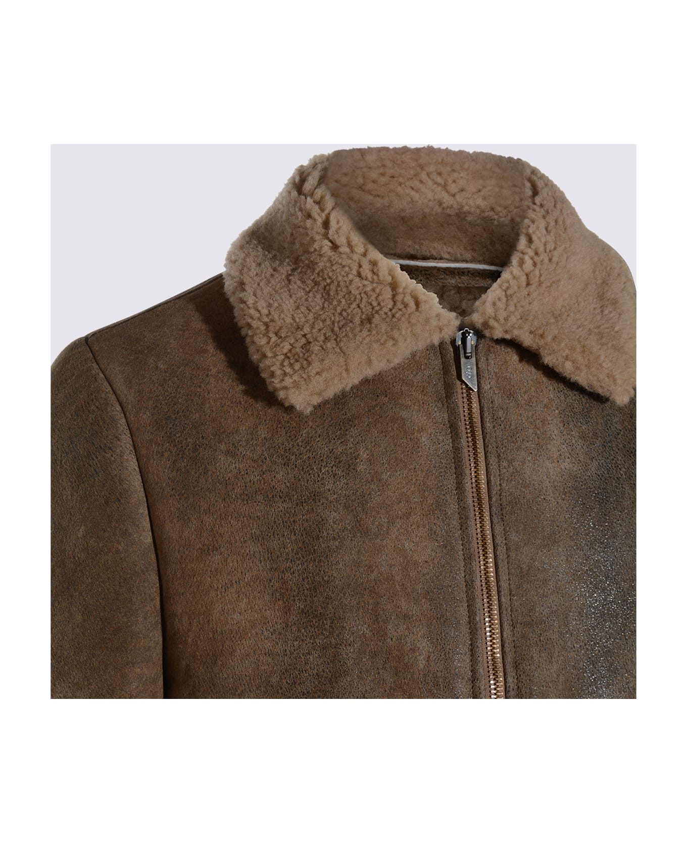 Salvatore Santoro Brown Leather Jacket レザージャケット