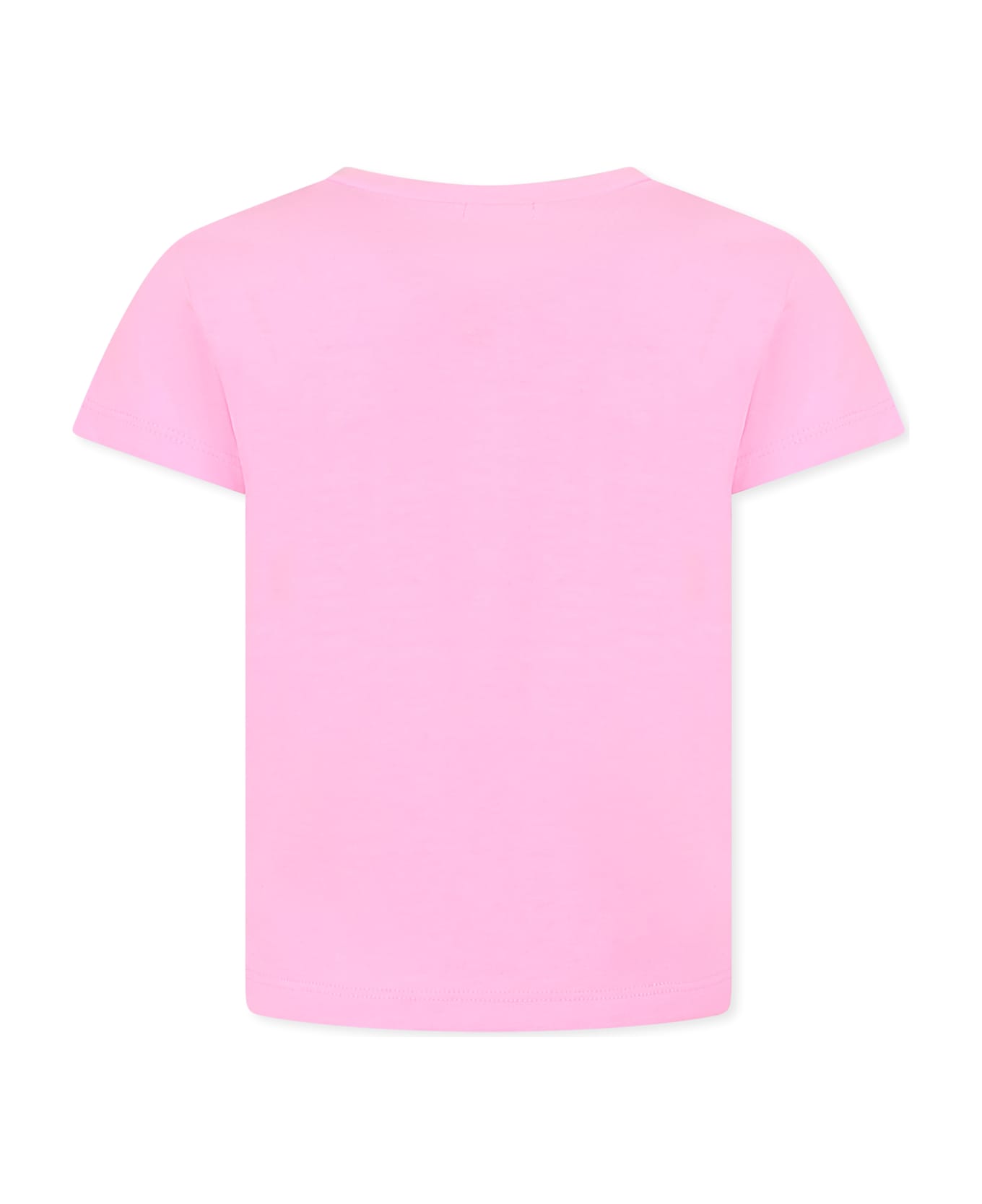 Billieblush Pink T-shirt For Girl With Writing - Pink