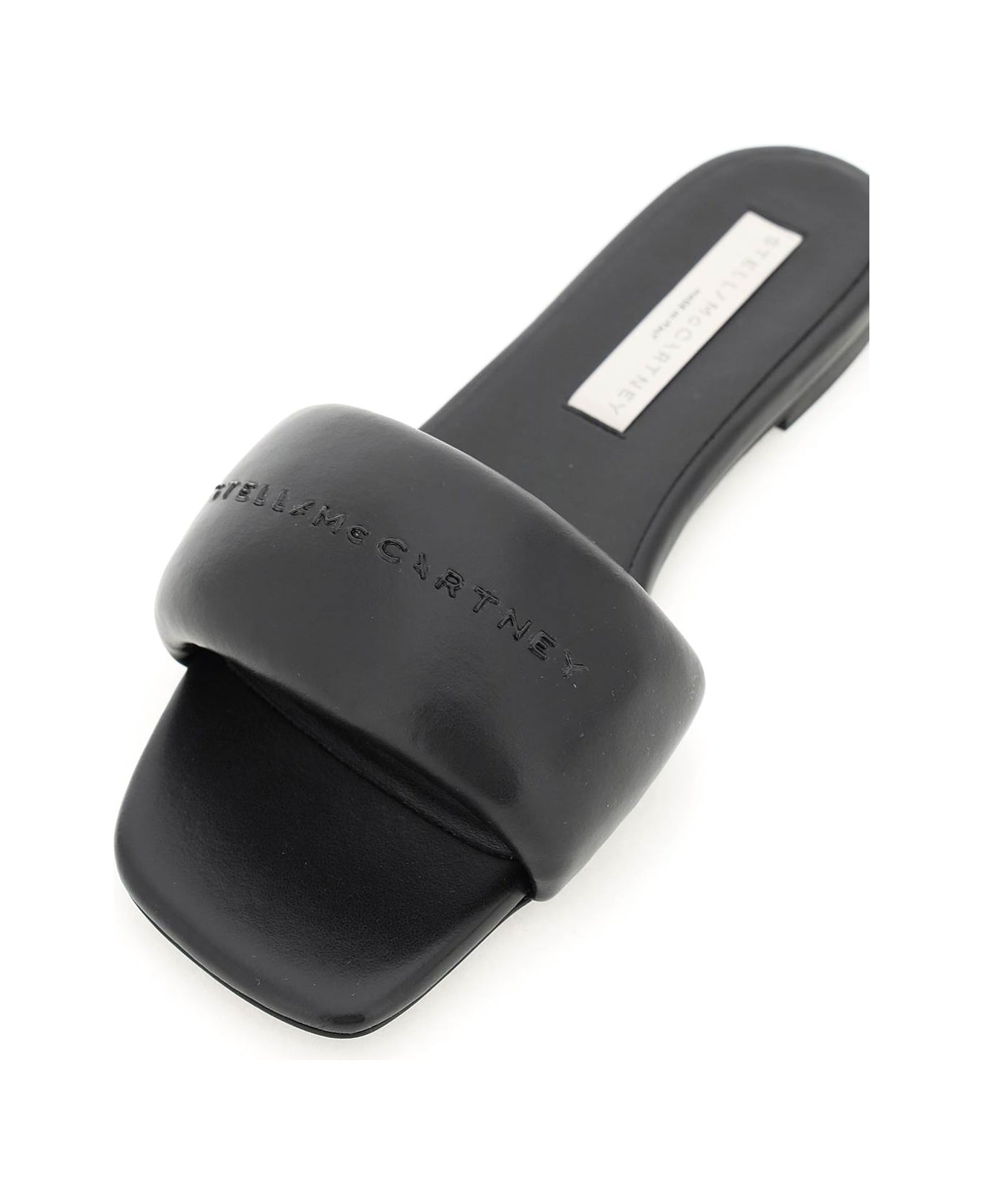 【送料&関税込】Stella McCartney Padded Faux Leather Slides Stella McCartney Padded Faux Leather Slides | italist