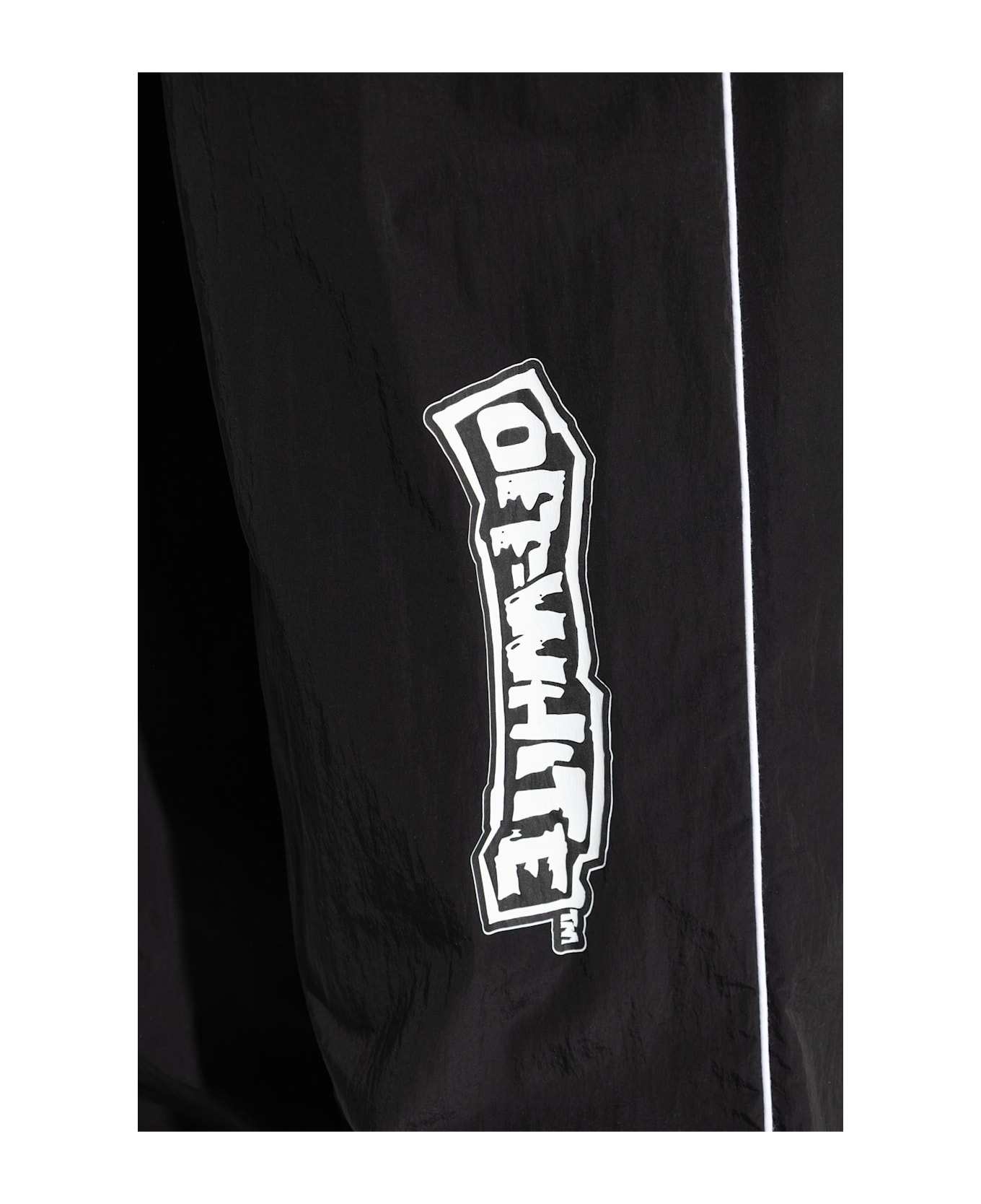 Off-White Pants With Pockets - Black Wh ボトムス