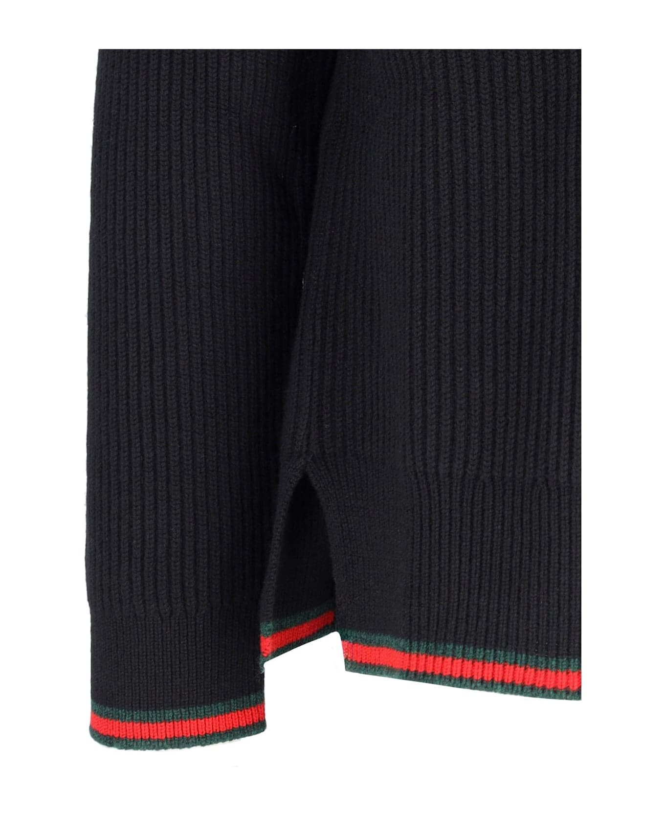 Gucci Basic Sweater - BLACKGREENRED