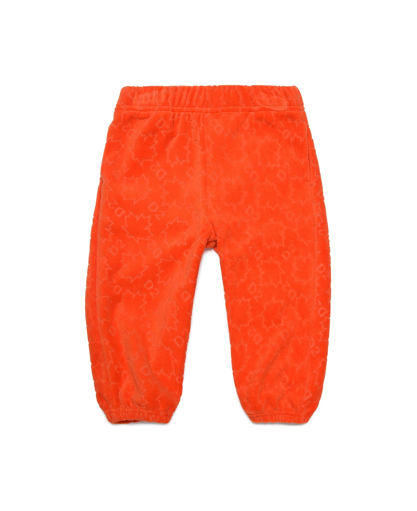 Dsquared2 Sports Trousers With Embossed Logo - Orange