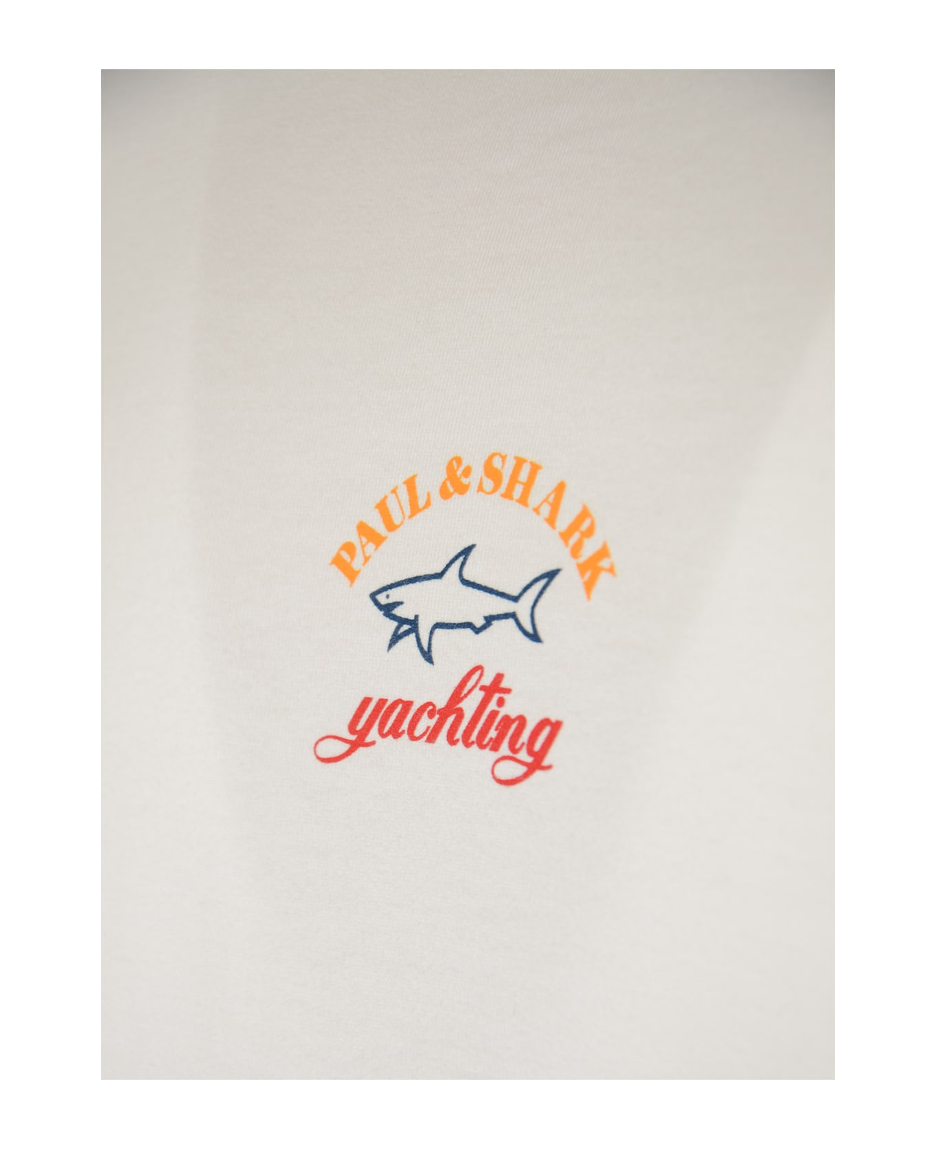 Paul&Shark Logo Print T-shirt Paul&Shark - WHITE シャツ