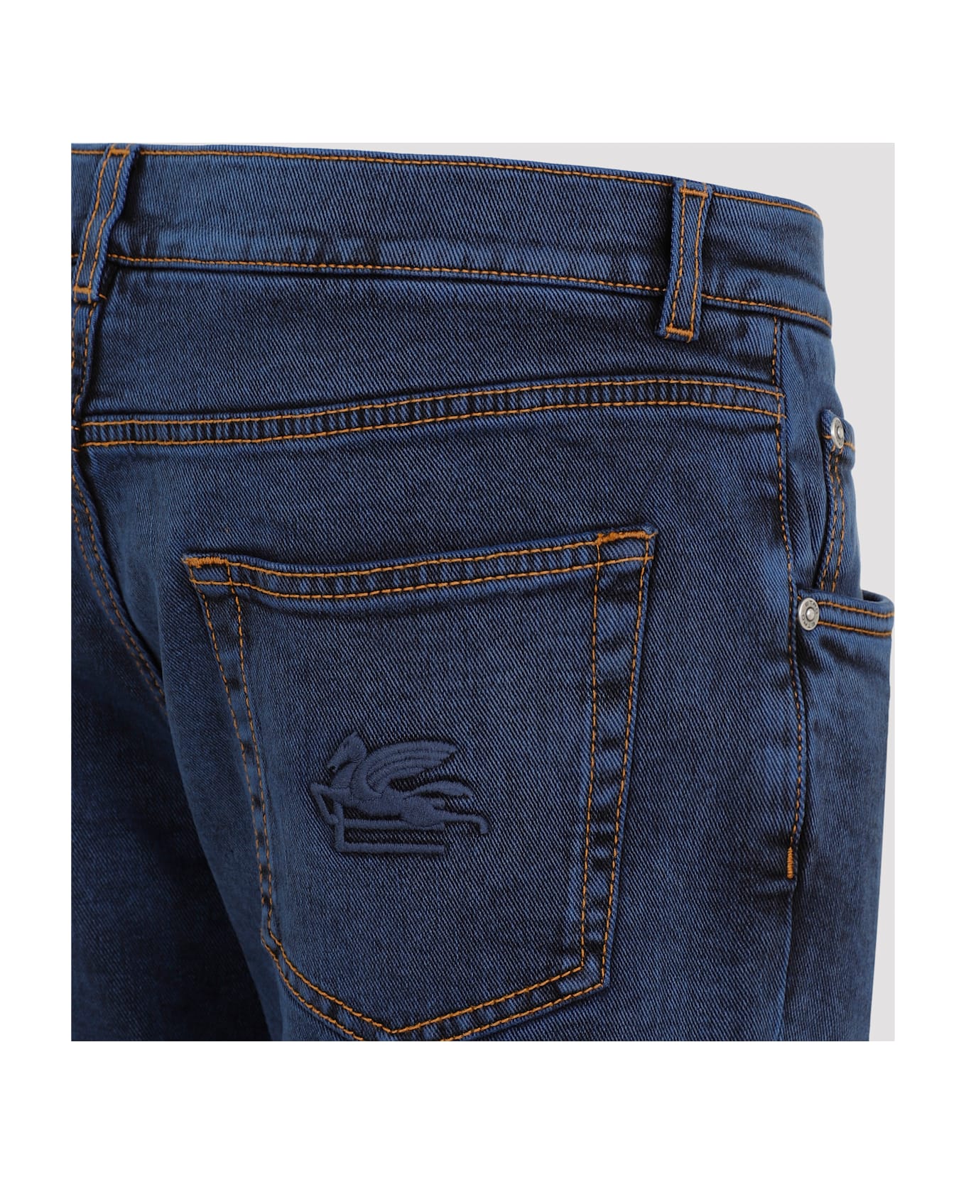 Etro Cotton Jeans - F.do Blu