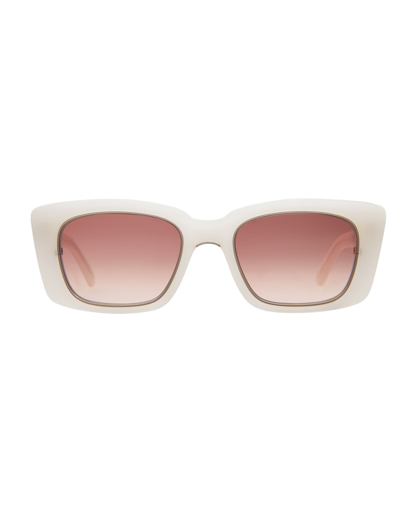 Mr. Leight Carman S Porcelain-matte 12k White Gold Piave sunglasses - DITA EYEWEAR Narcissus Piave sunglasses