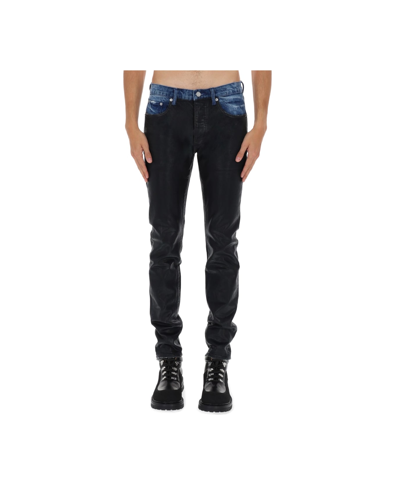 Purple Brand Denim Pants - BLACK