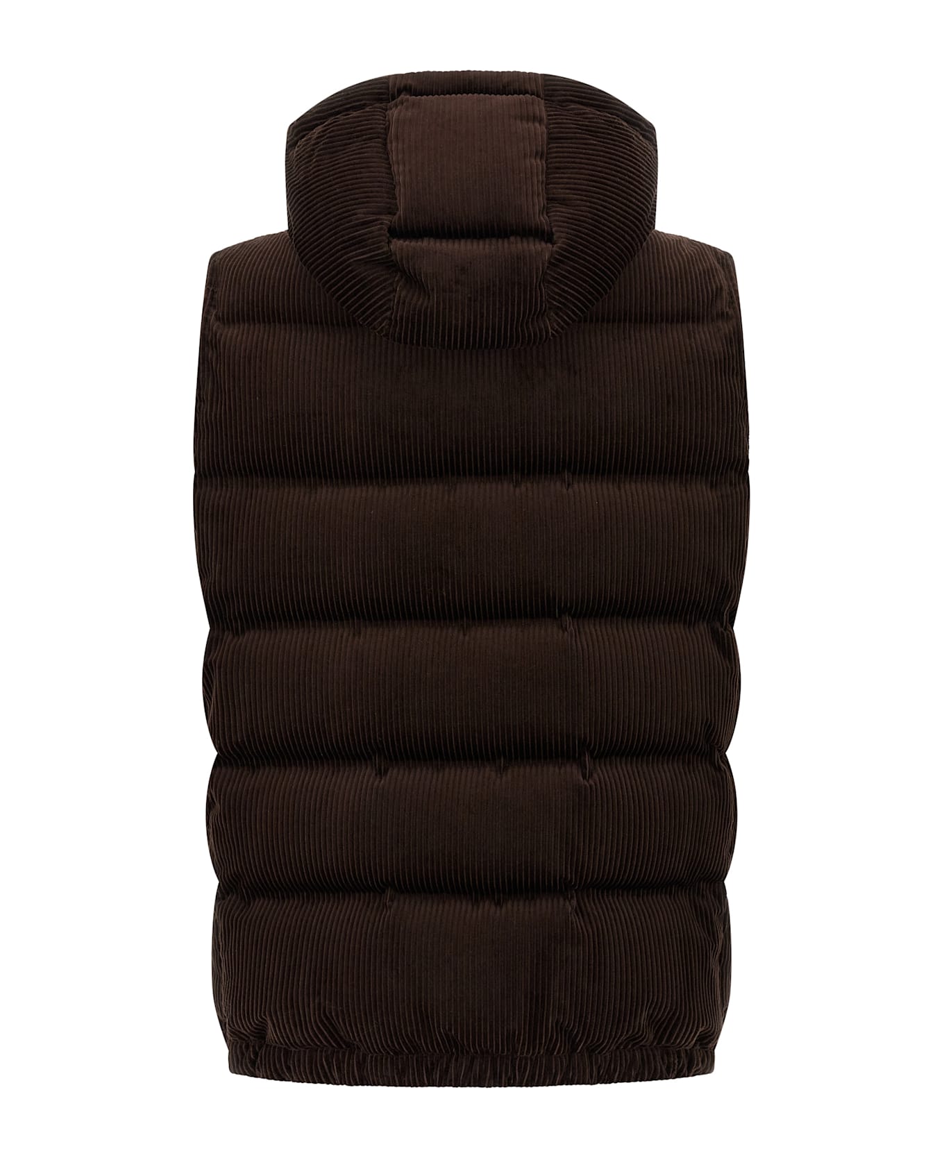 Brunello Cucinelli Velvet Waistcoat - Brown