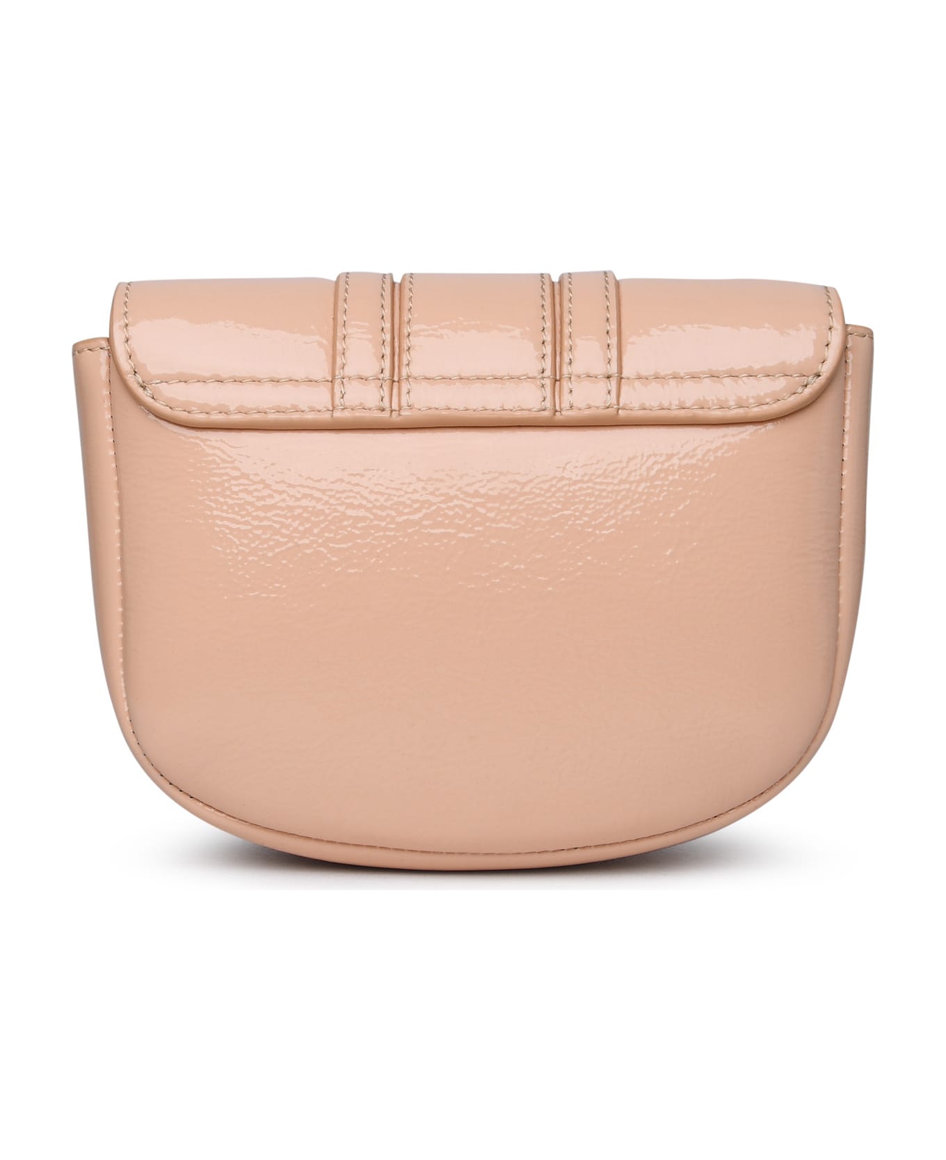 See by Chloé Pink Patent Leather Bag - Nude トートバッグ