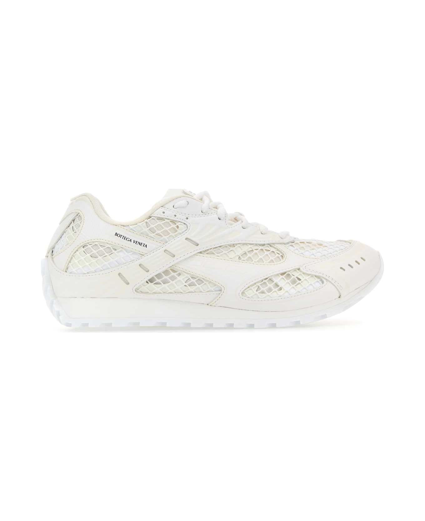 Bottega Veneta White Orbit Sneakers - WHITE