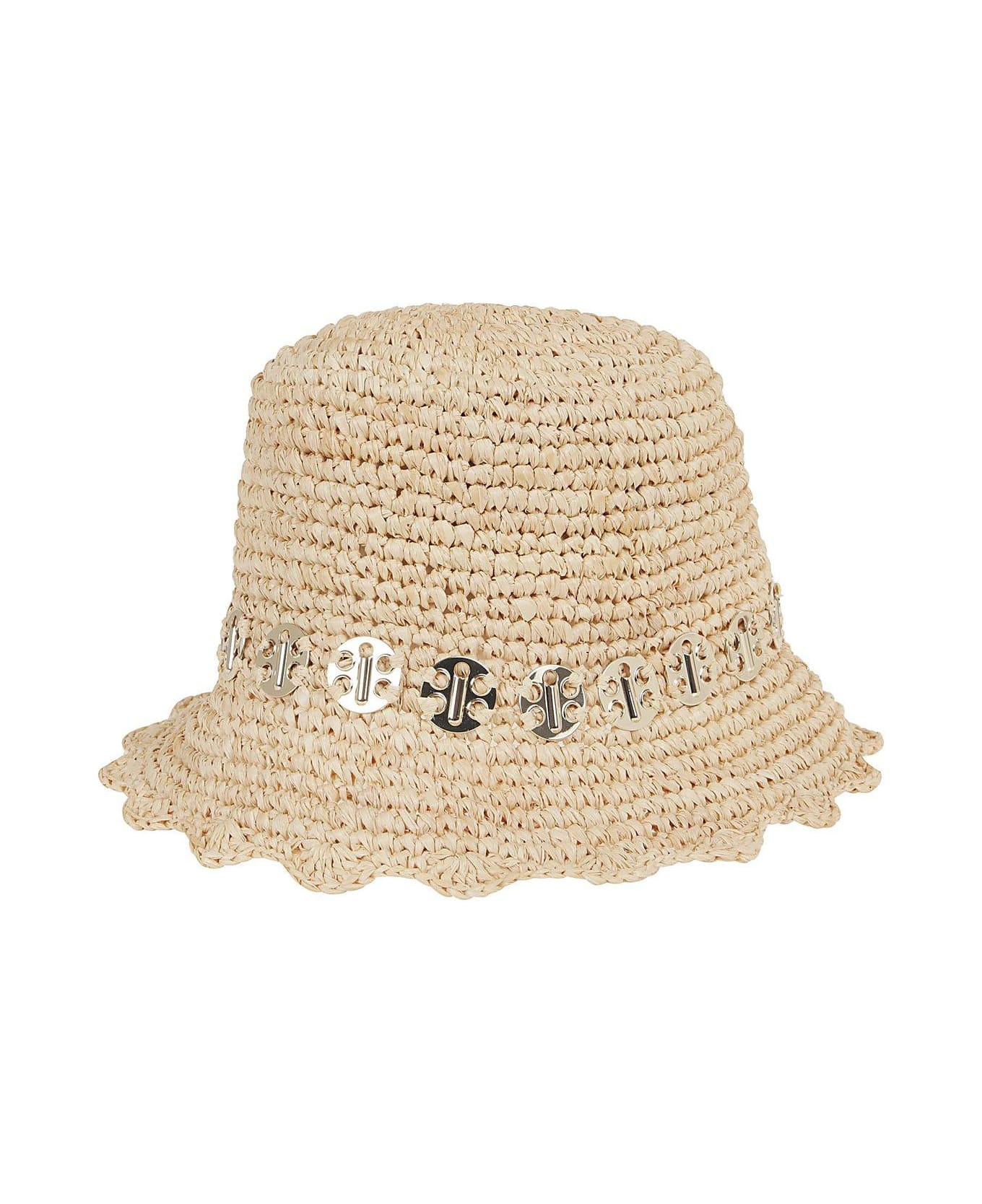 Paco Rabanne Chain-linked Bucket Hat - NATURAL LIGHT GOLD 帽子