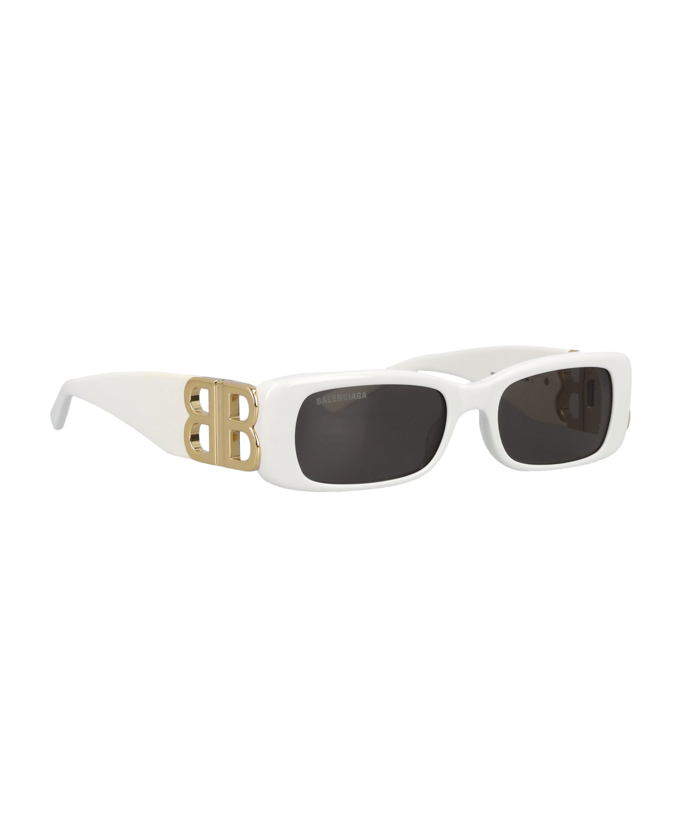 Balenciaga Eyewear Dynasty Rectangle Sunglasses - White サングラス