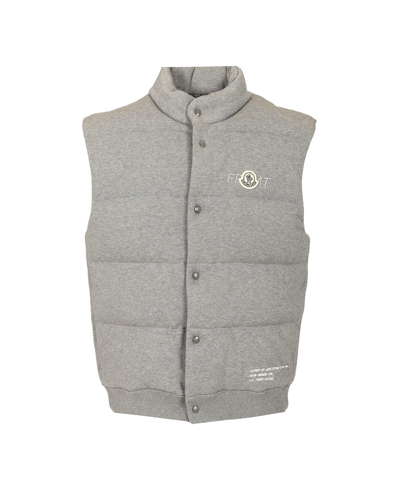 Moncler Genius Moncler X Fragment Cotton Down Gilet - Grey