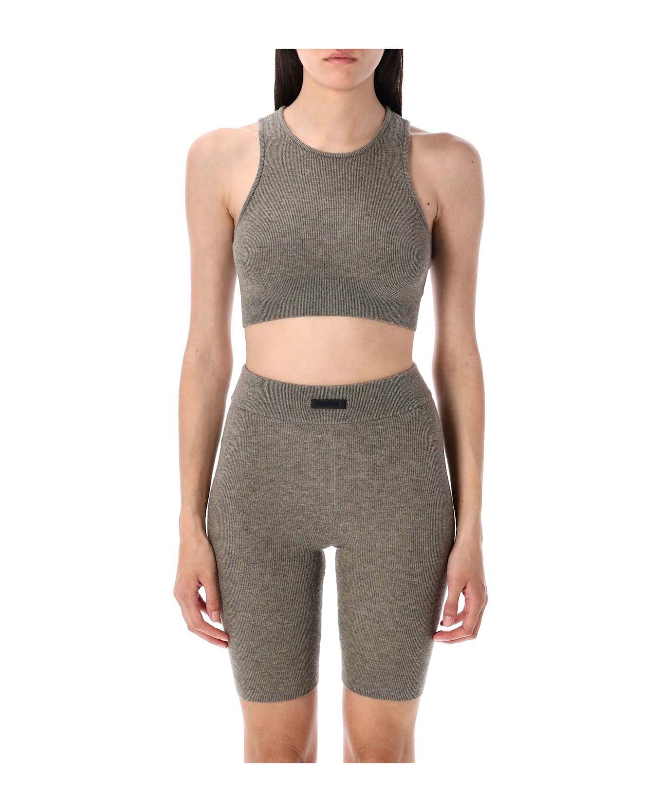 Fear of God Cropped Top - HOMESTEAD HEATHER