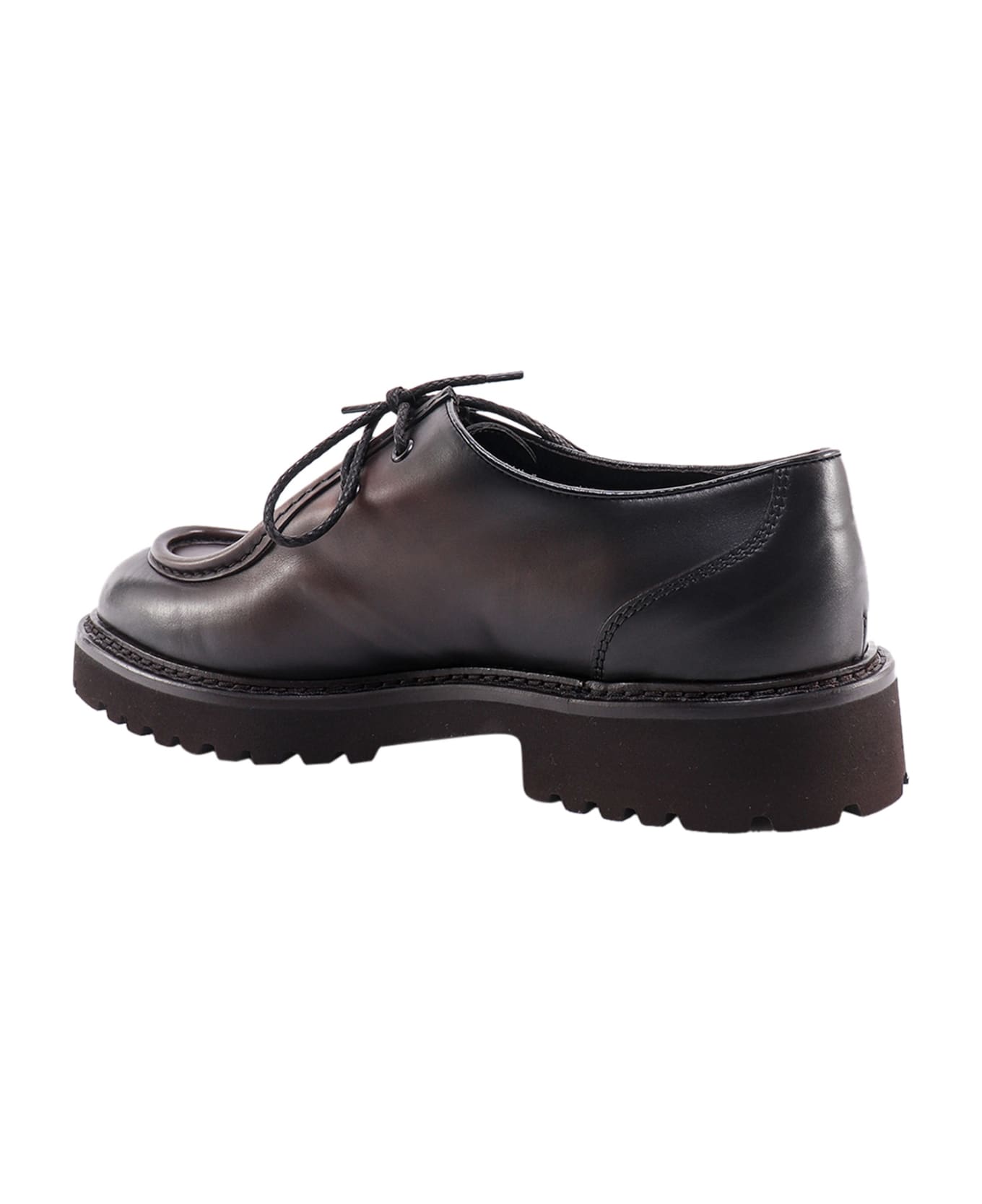 Doucal's Lace-up Shoe - Moro