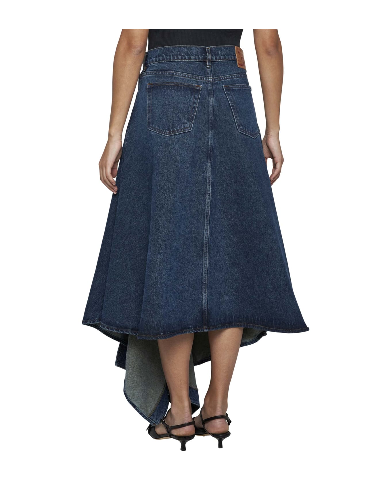 Y/Project Skirt - Evergreen vintage blue
