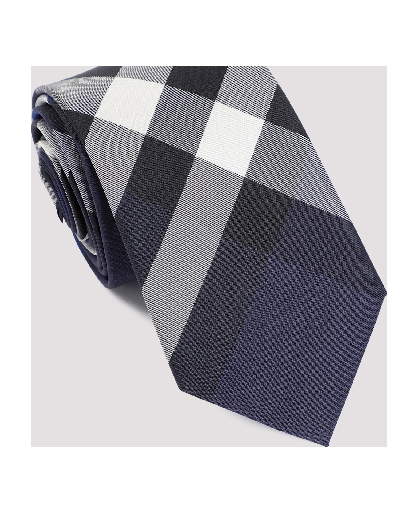 Burberry Tartan Tie - Blue
