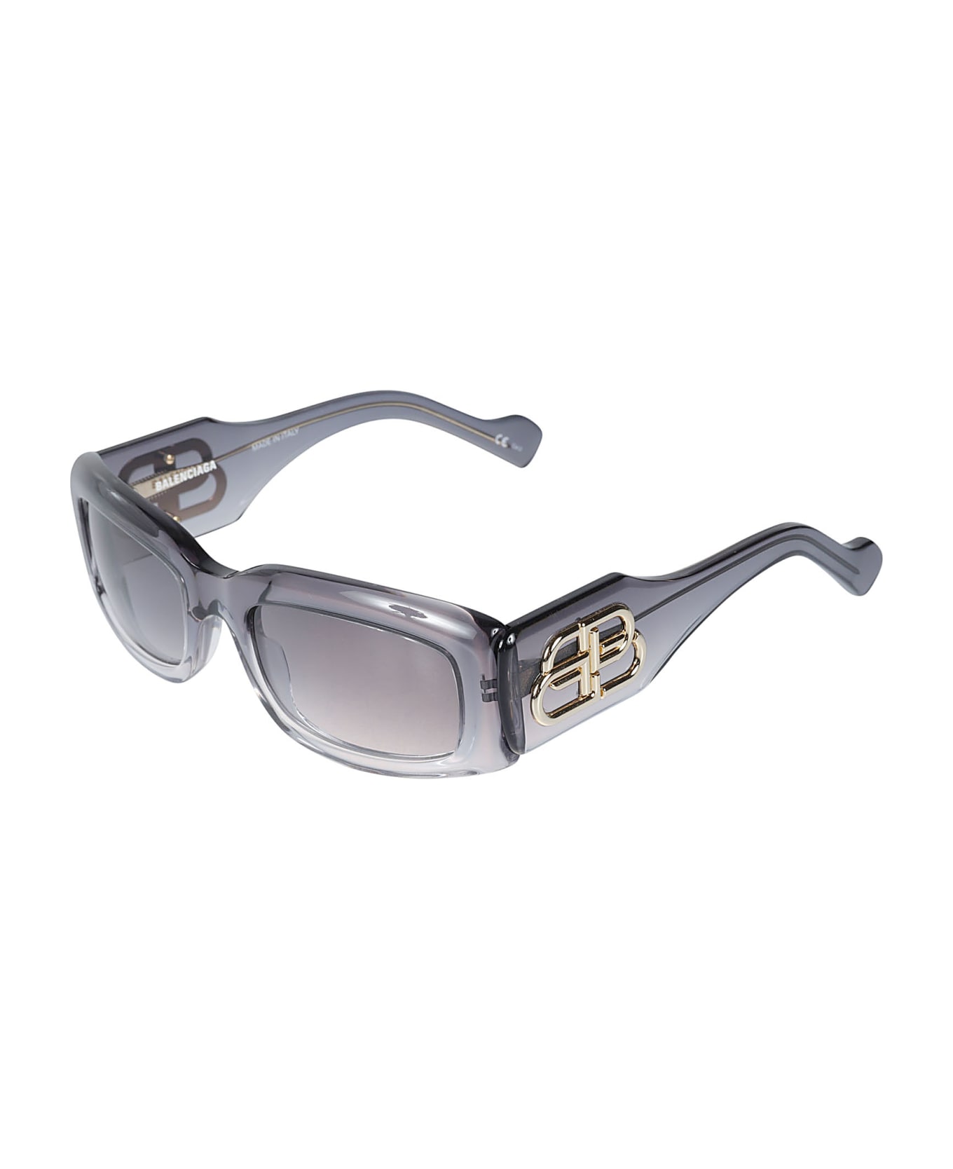 Balenciaga Eyewear Square Frame Sunglasses - Grey
