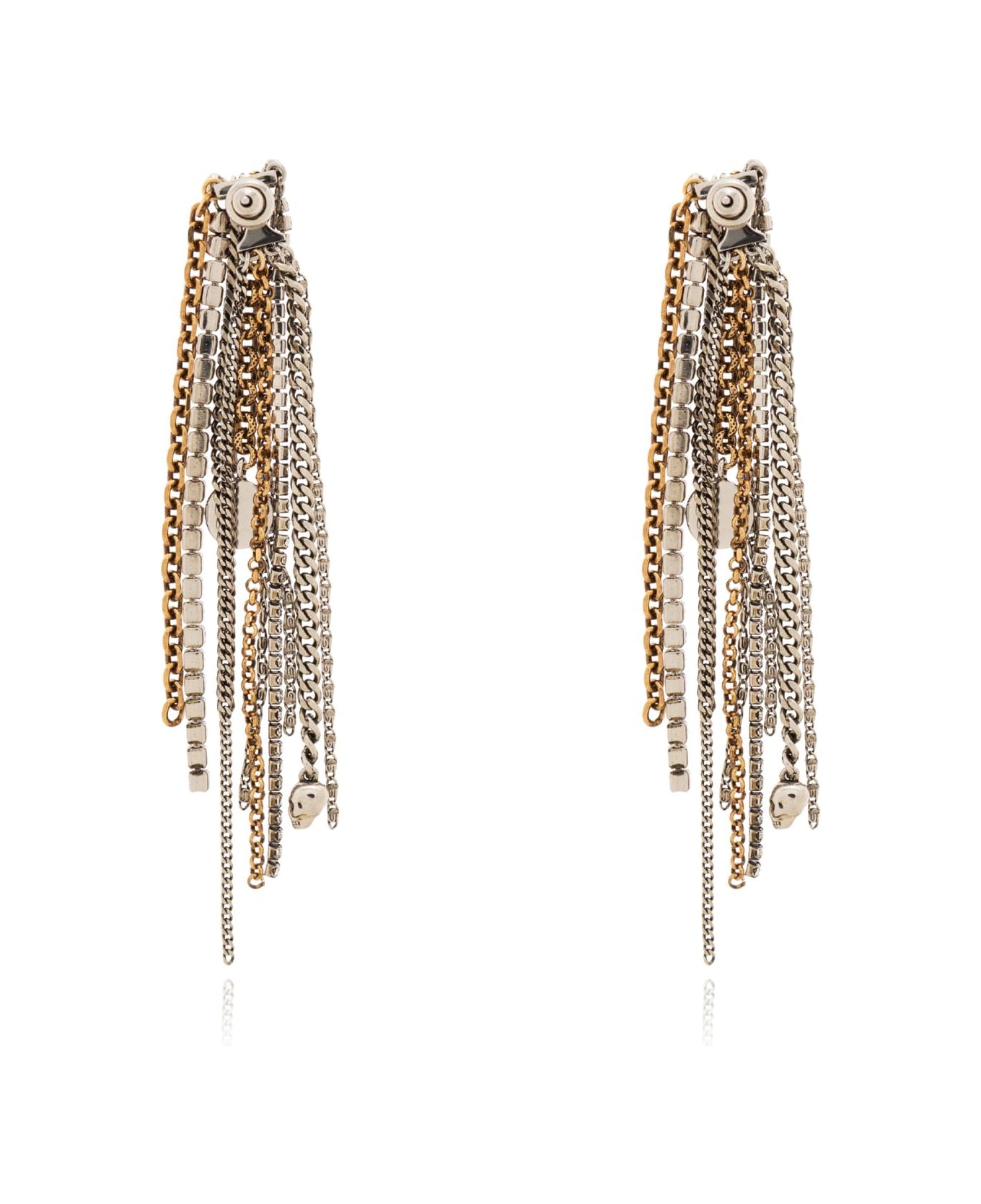 Alexander McQueen Earrings With Pendants - SILVER