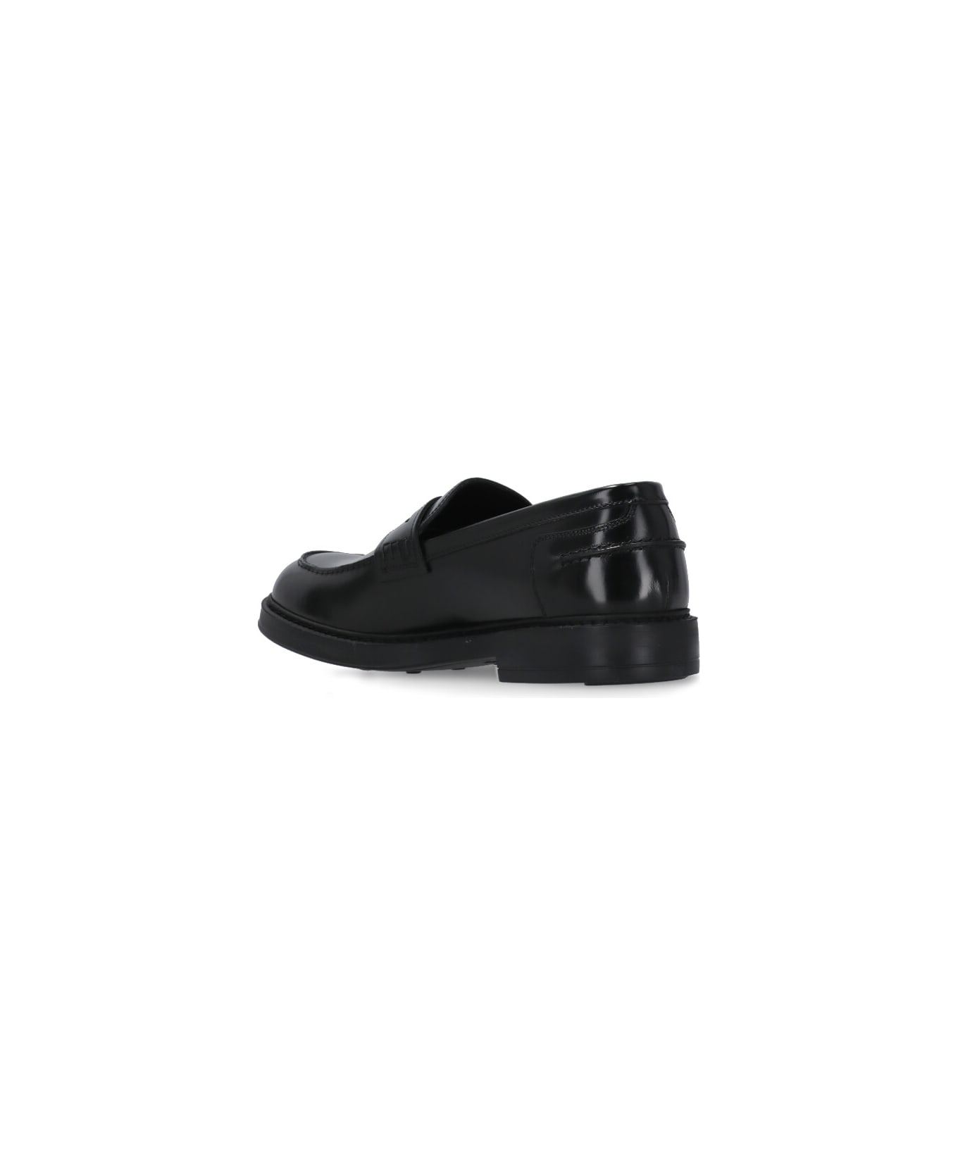 Doucal
s Leather Loafers - Black