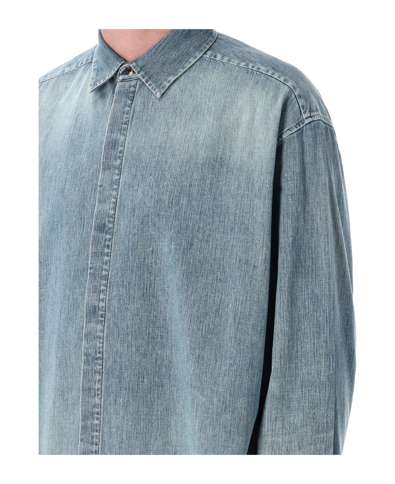 Fear of God Denim Button Up Shirt - INDIGO 2