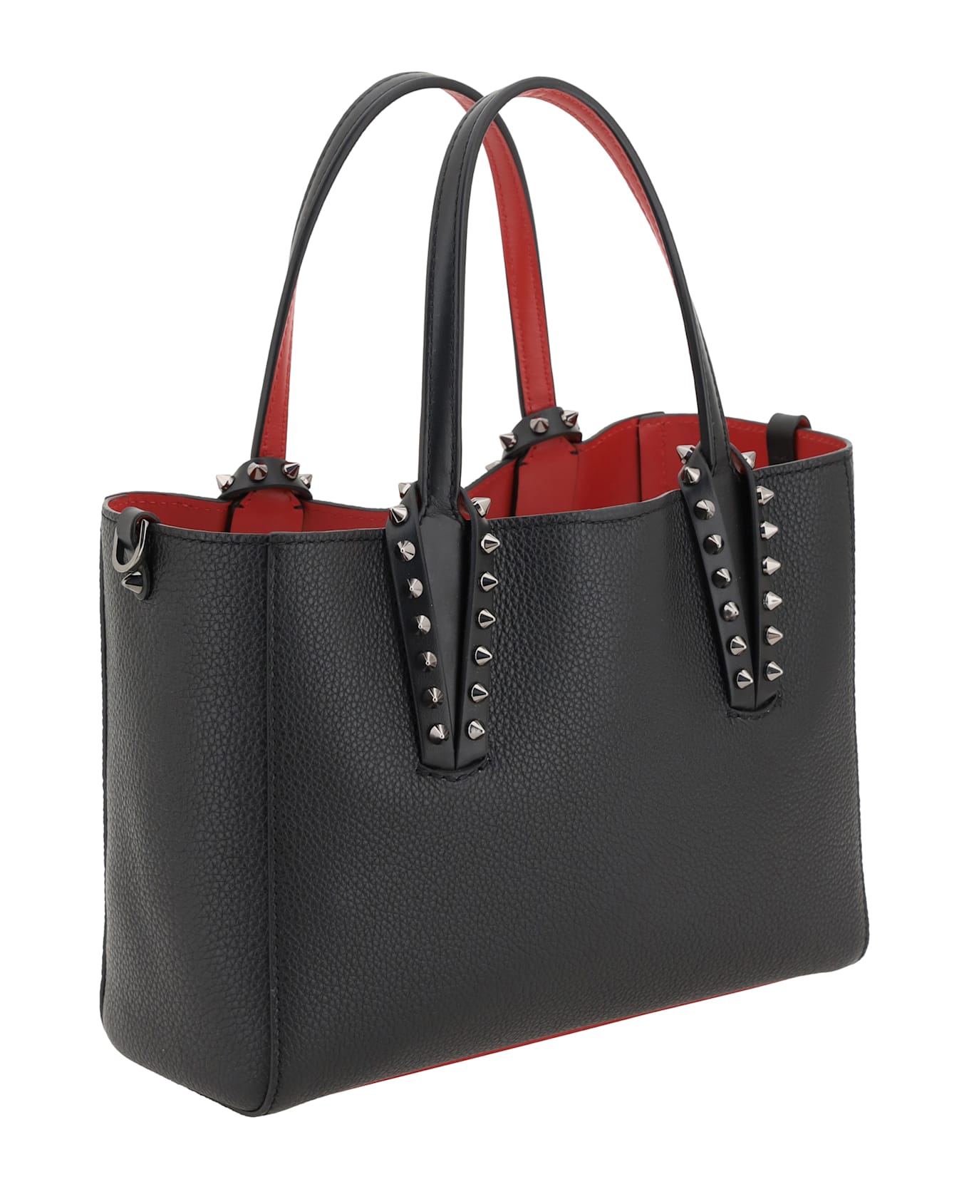 Christian Louboutin Mini Cabata Tote Bag - Black/gun Metal