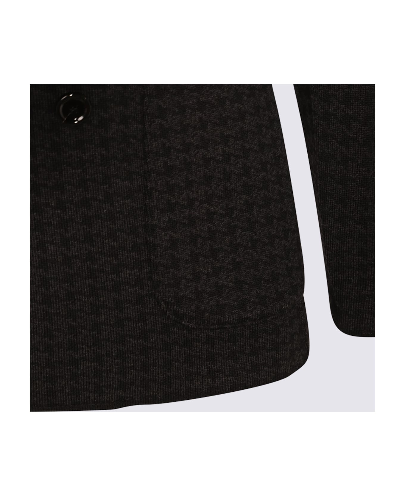 Lardini Black Wool Knitwear - Black