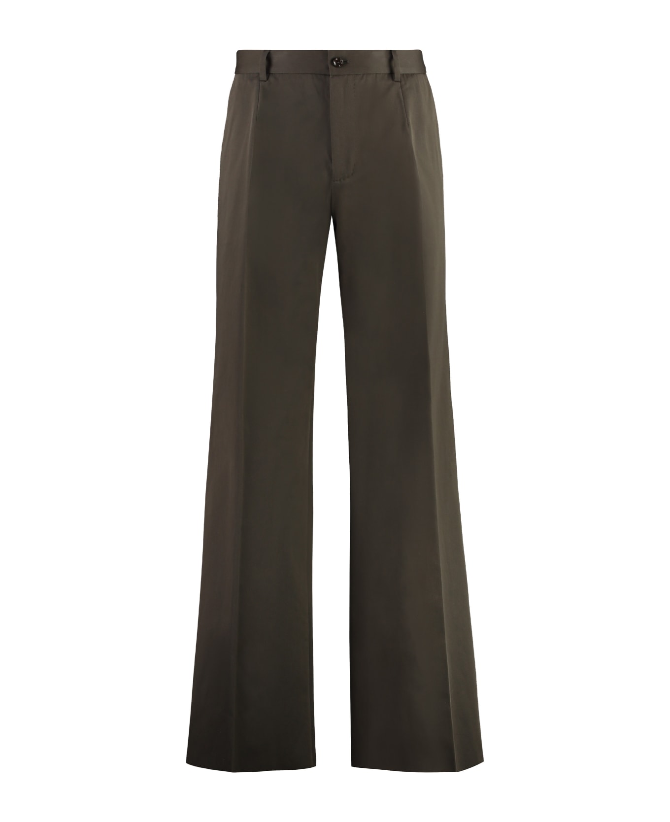 Dolce & Gabbana Cotton Trousers - MARRONE (Brown)