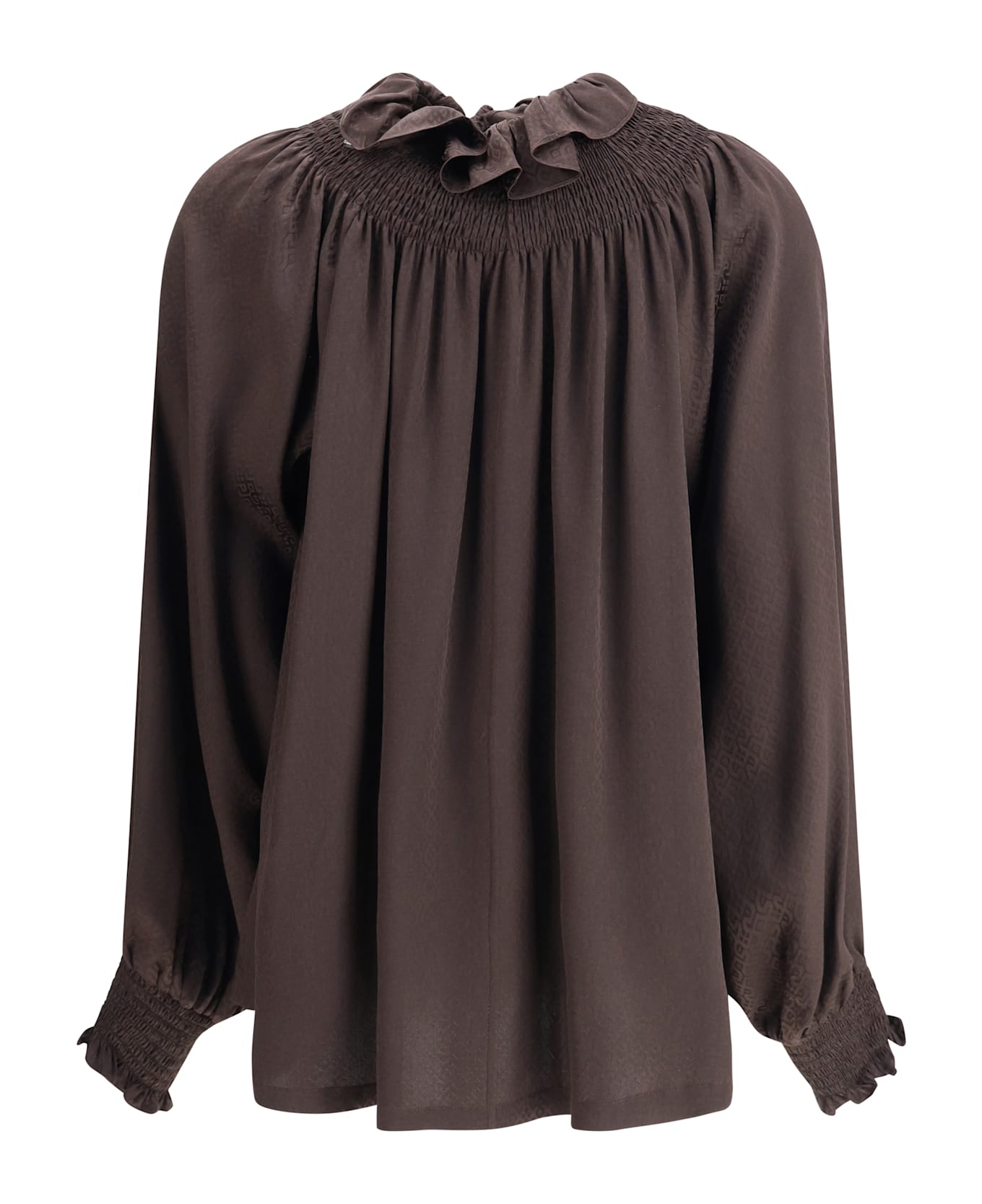Burberry Geometric Silk Blouse