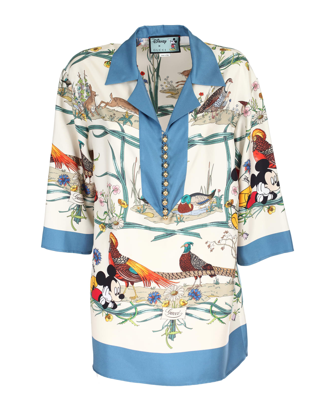 Gucci Disney x Gucci silk twill shirt - Fantasia