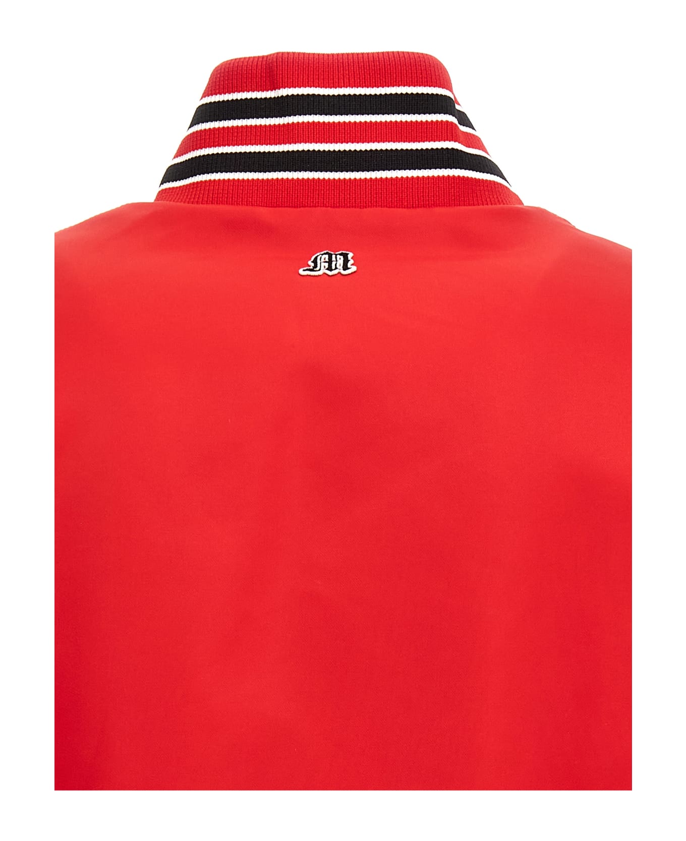 MSGM Logo Bomber Jacket - Red