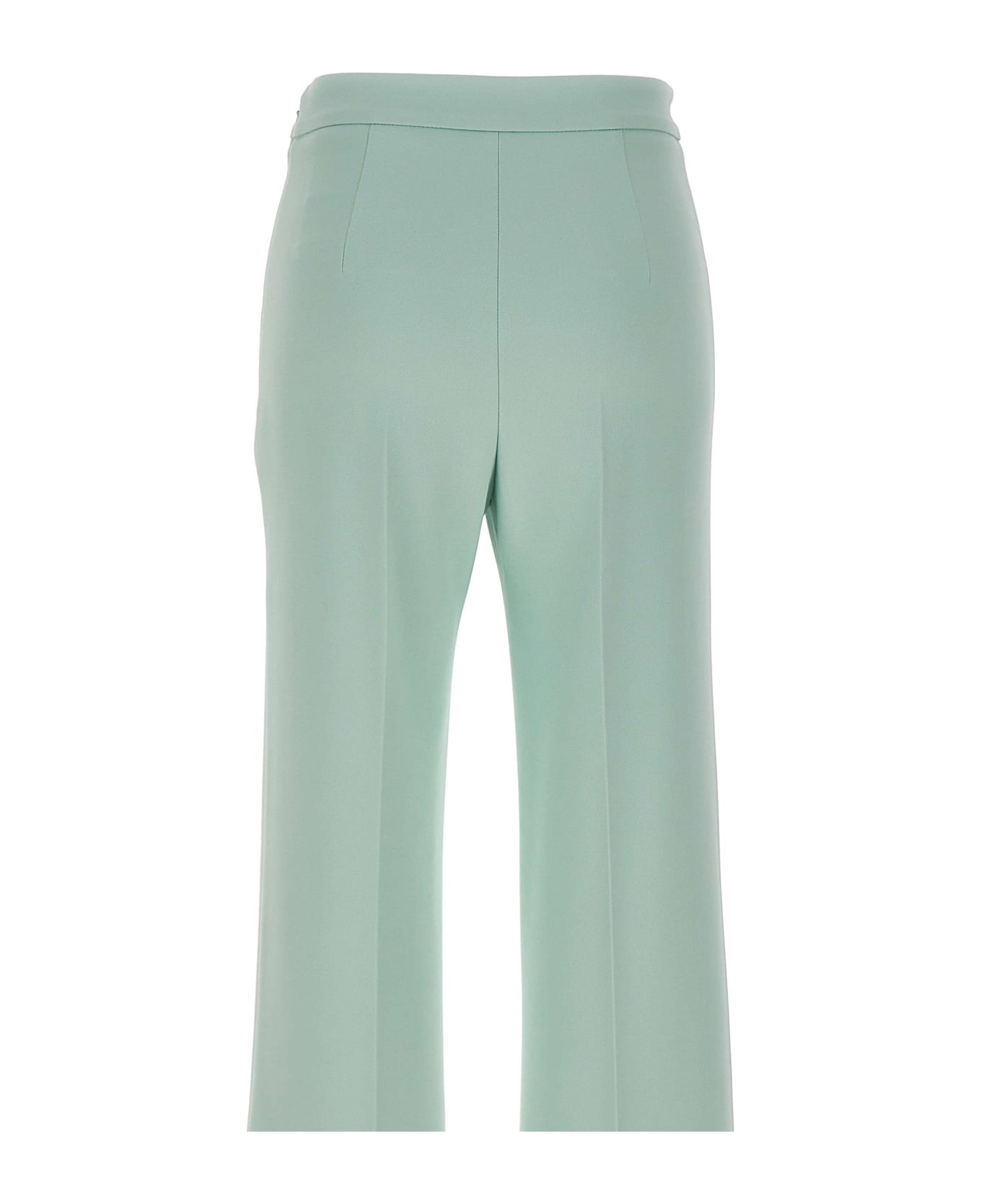 Elisabetta Franchi Light Blue Trousers - GREEN ボトムス