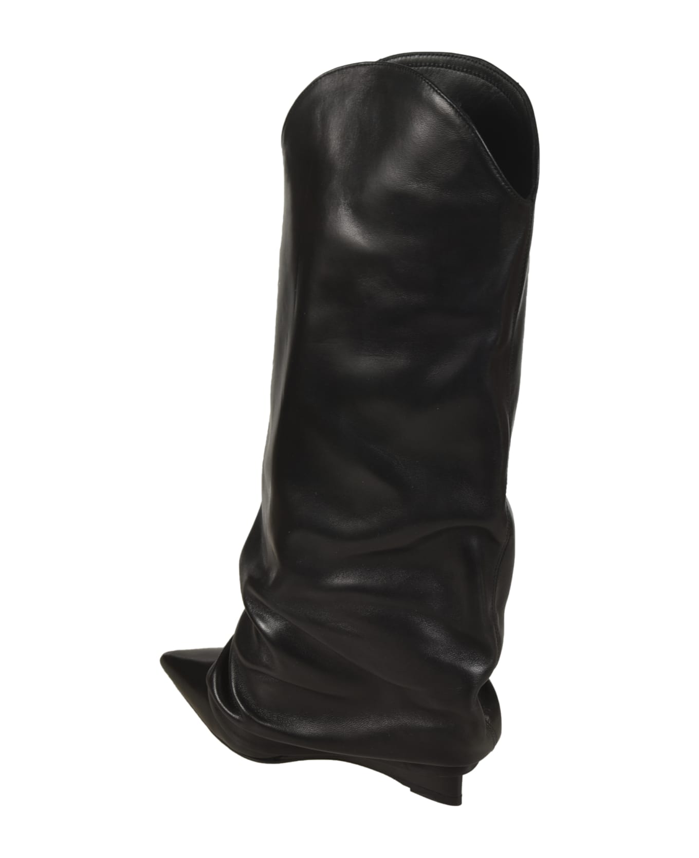 Le Silla Lowered Over-the-knee Boots - Black