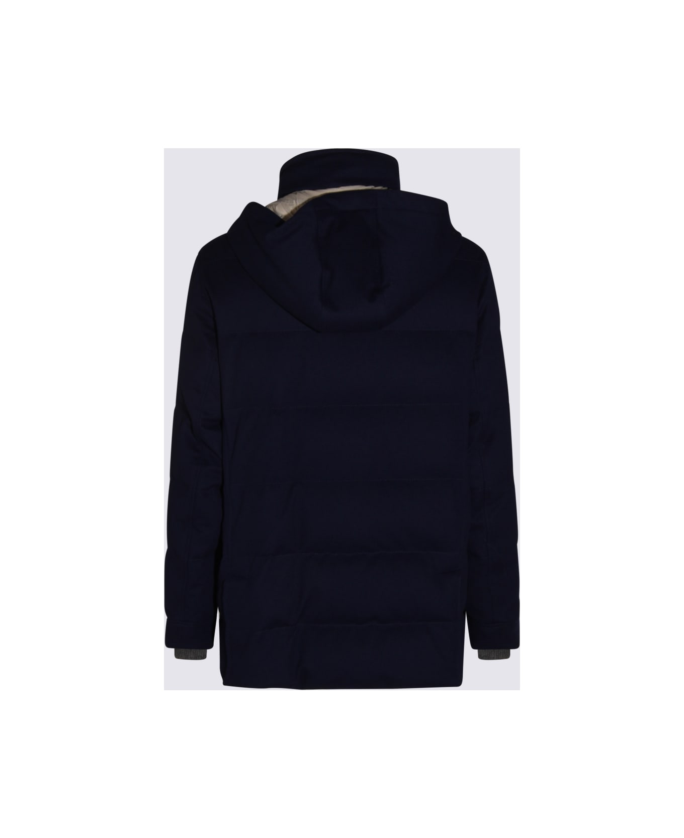 Brunello Cucinelli Blue Down Jacket - Blue