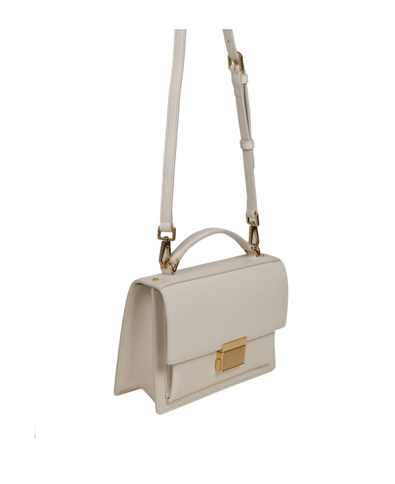 Golden Goose Venezia Handbag In Butter Color Leather - Butter
