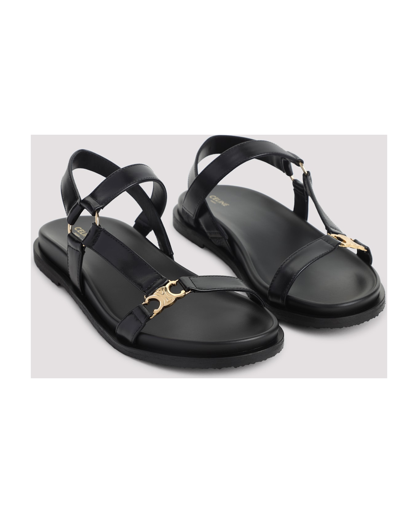 Celine Triomphe 15 Sandals - No Black