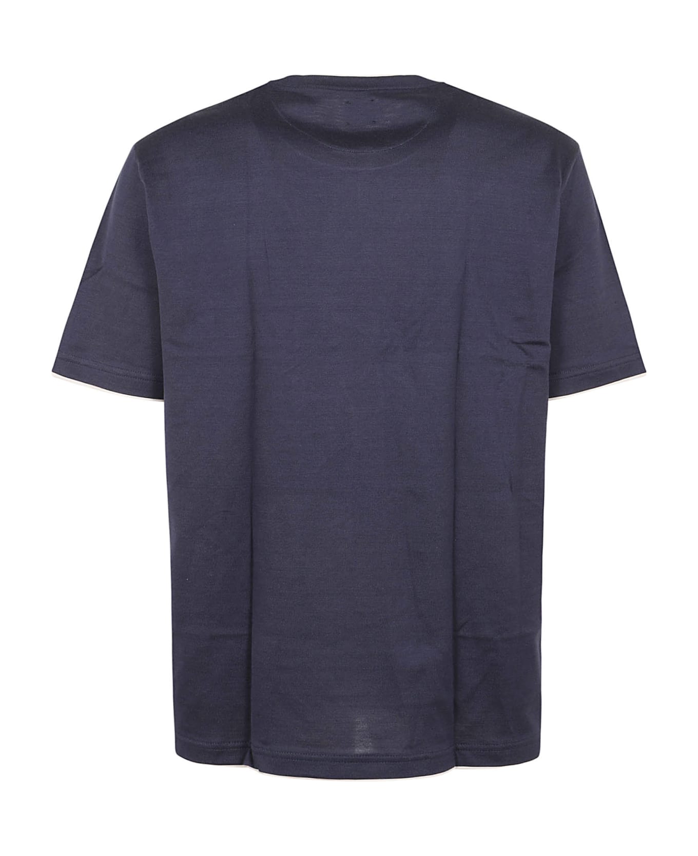 Eleventy Crew-neck T-shirts - Blue