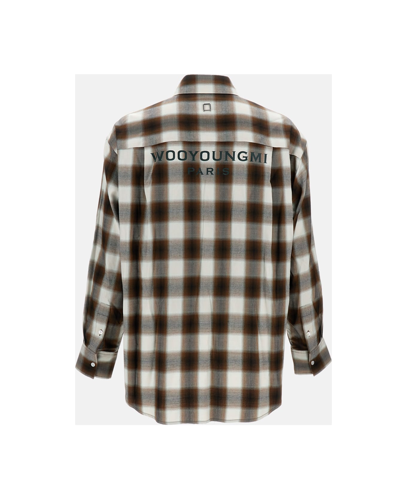WOOYOUNGMI Checked Shirt - Green