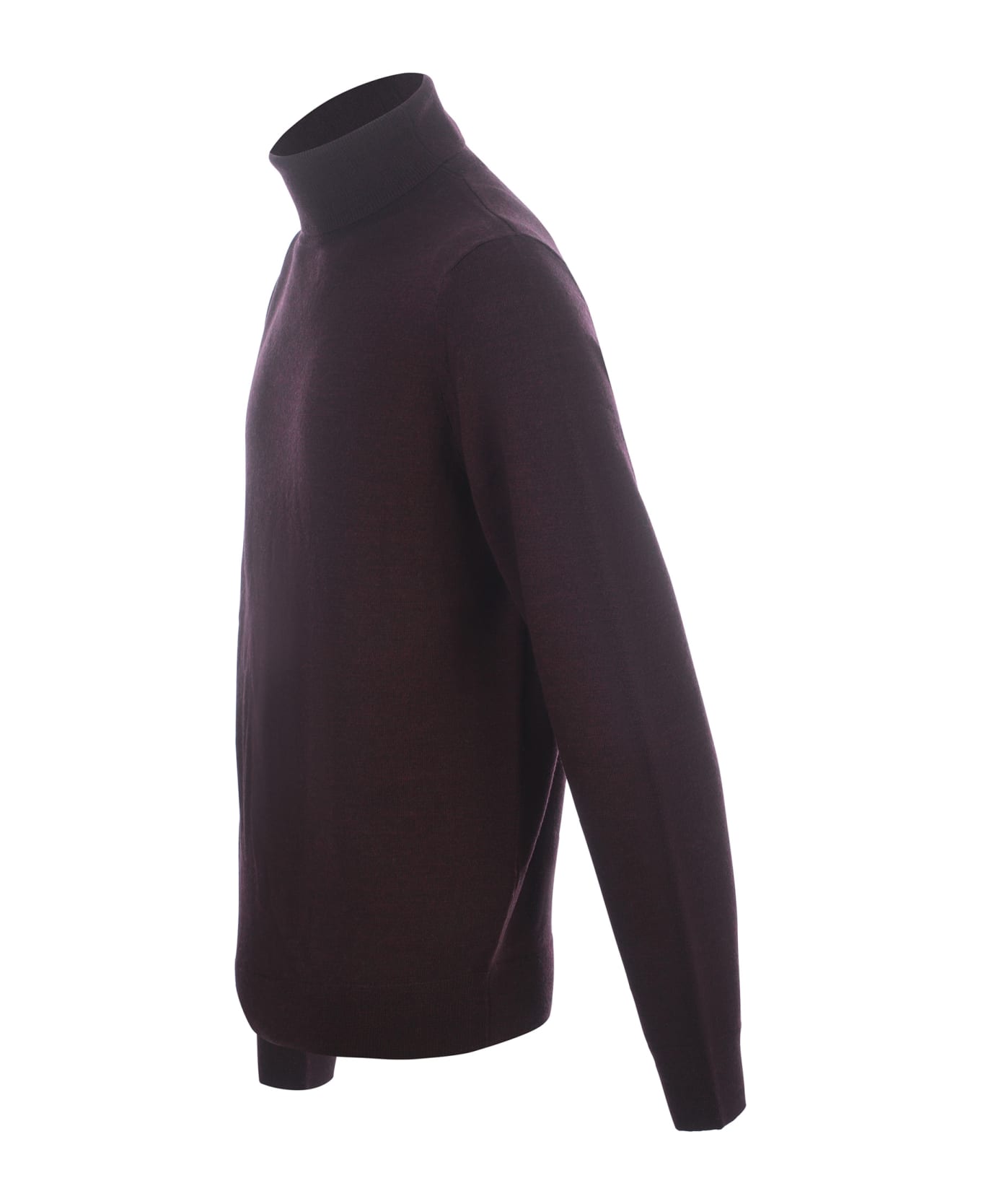 A.P.C. Turtleneck A.p.c. "pull Dundee" In Virgin Wool - Bordeaux