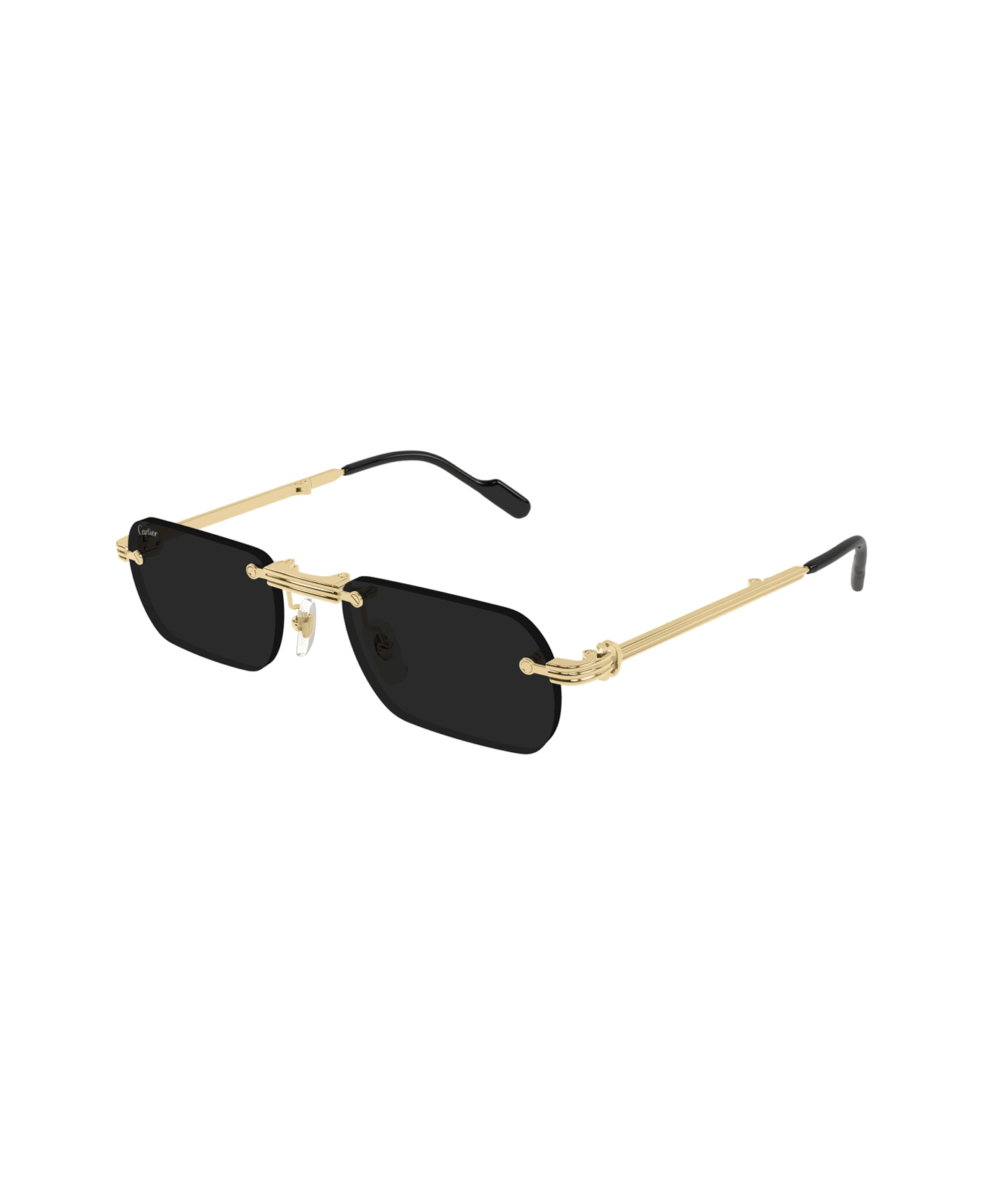 Cartier Eyewear Cartier Ct0499s Première De Cartier 001 Gold Grey Sunglasses - Oro