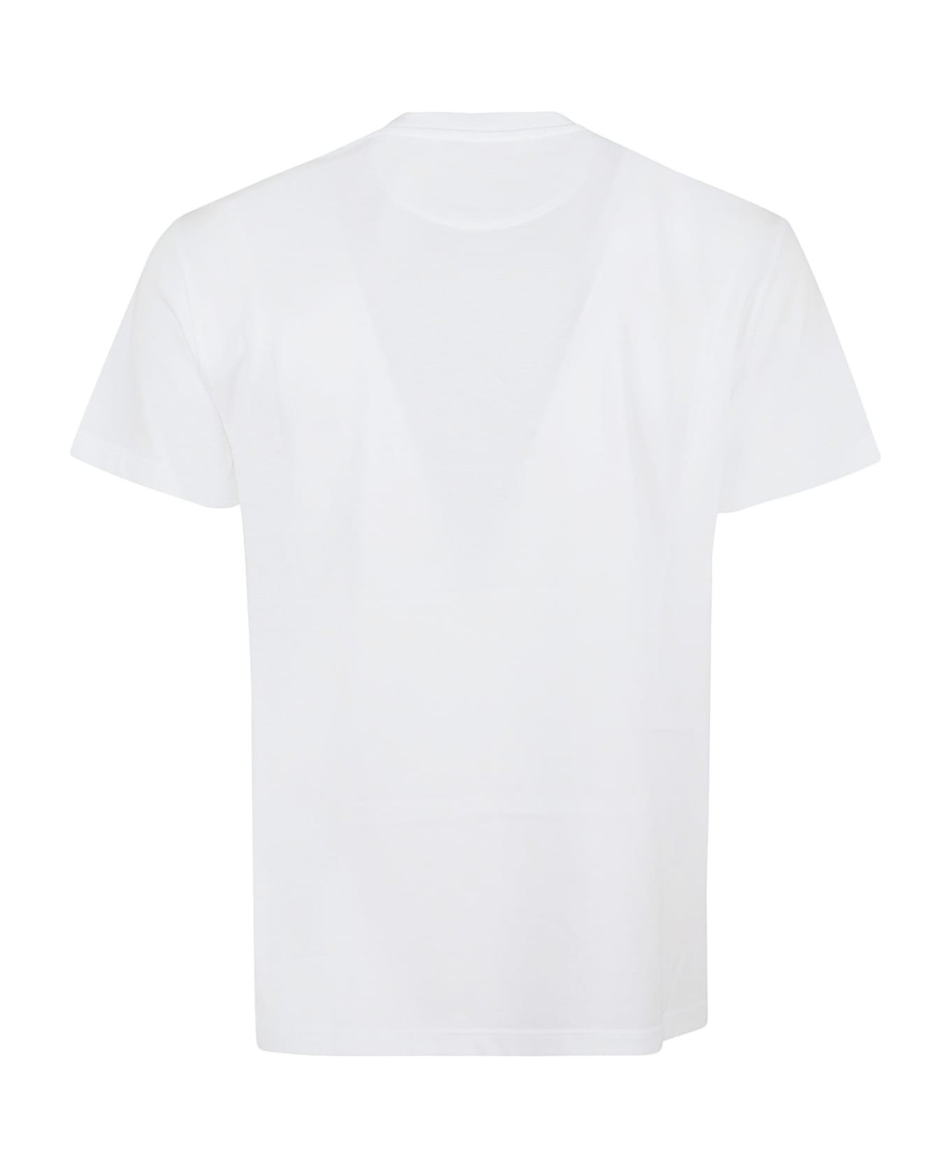 Valentino Garavani T-shirt Jersey Print Vltn - Bo Bianco