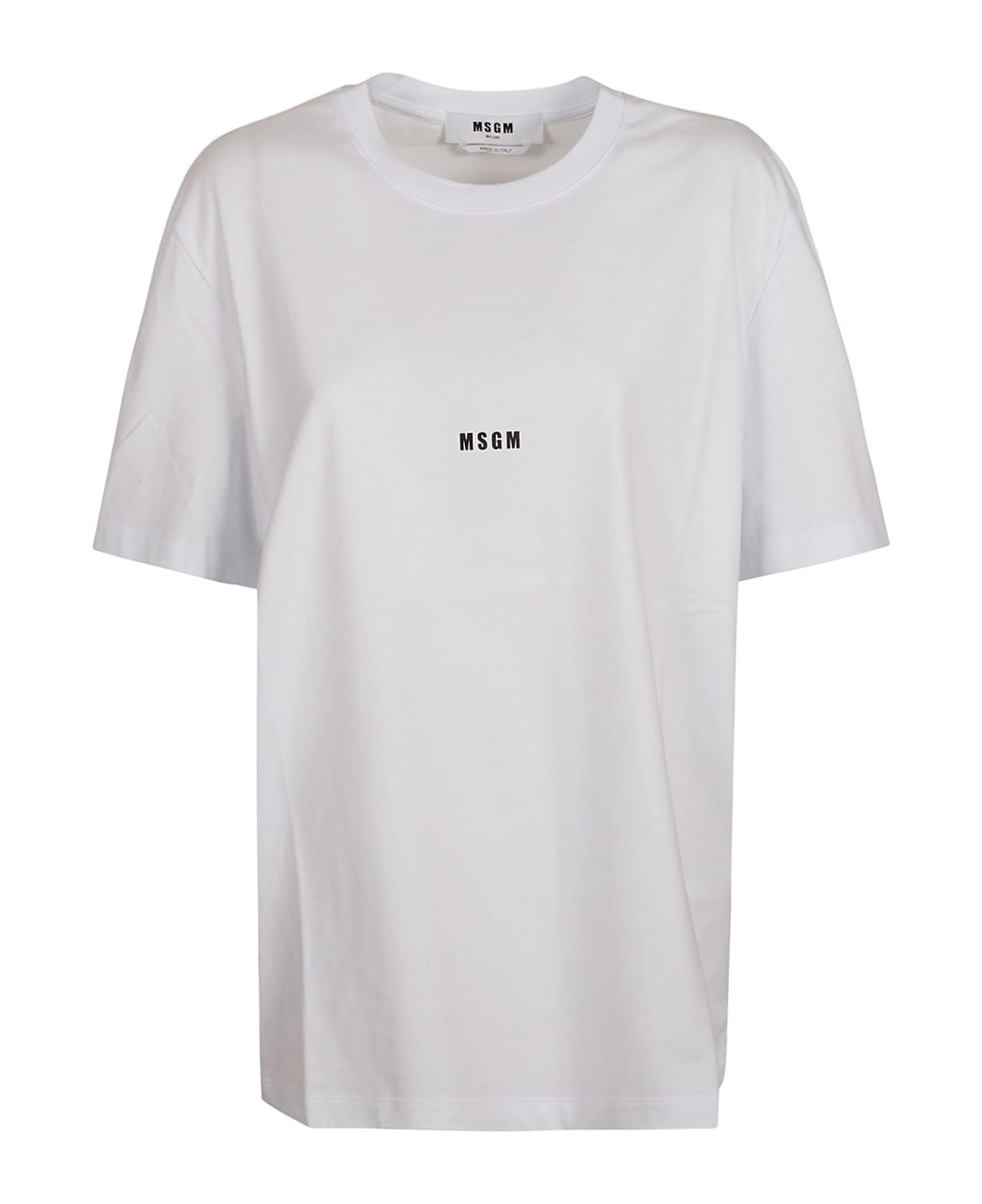 MSGM Logo Classic T-shirt - White シャツ