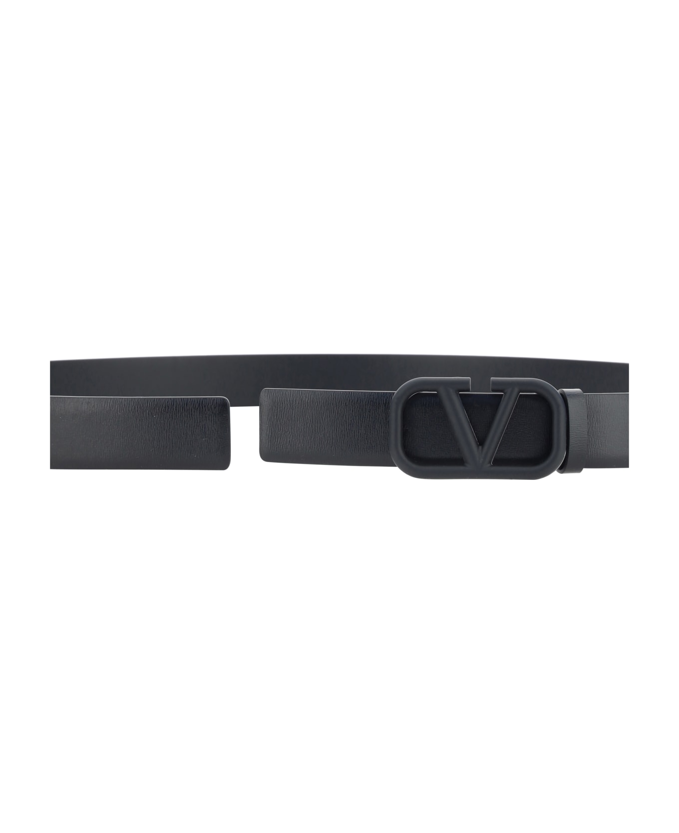 Valentino Garavani Calfskin Belt - Nero/nero