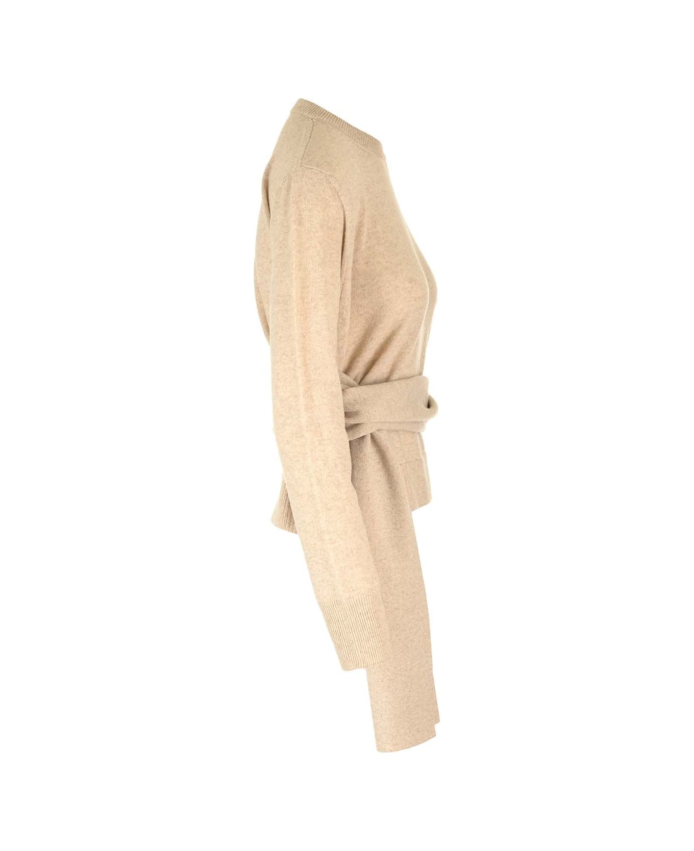 MM6 Maison Margiela Crewneck Sweater - Beige