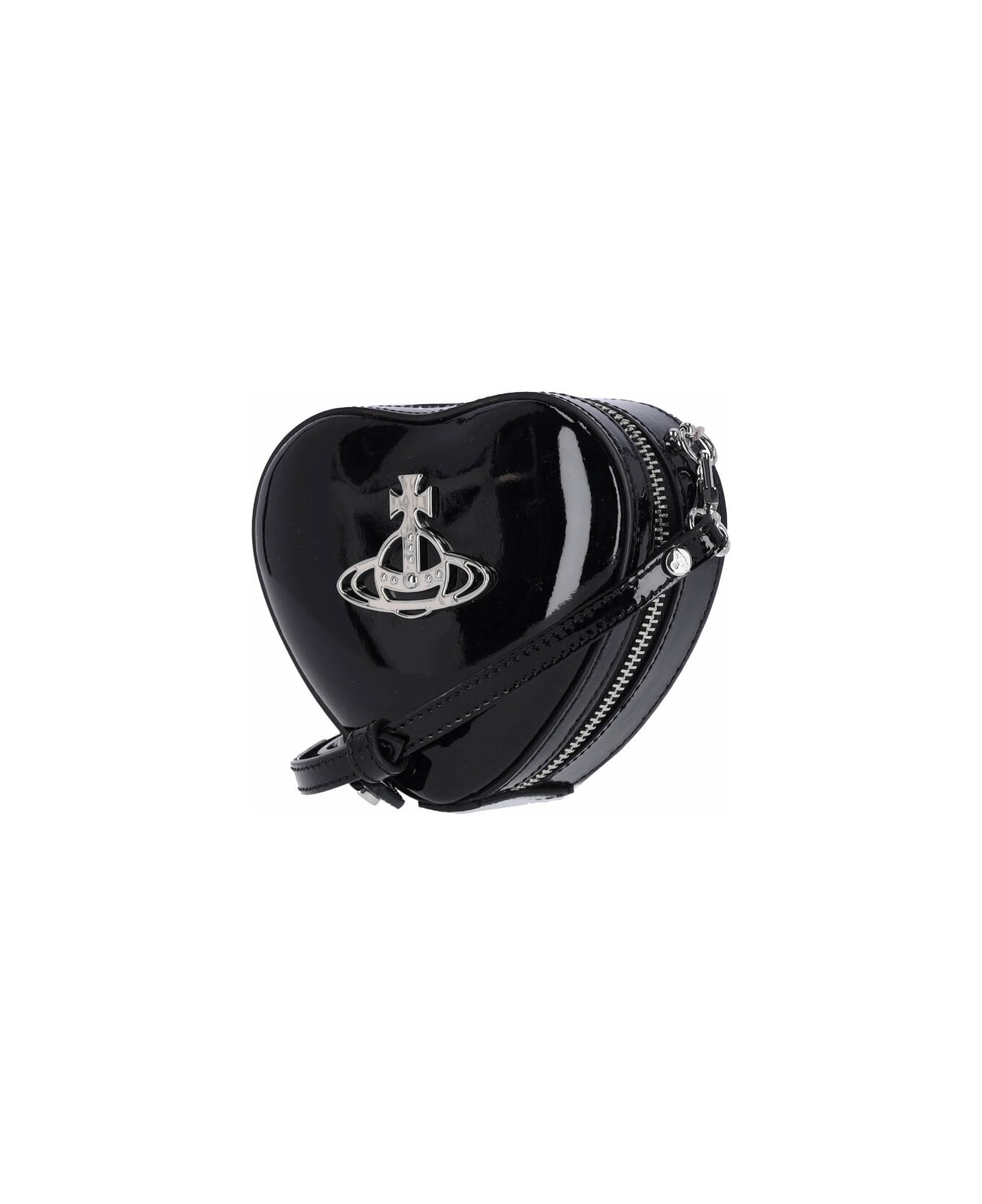 Vivienne Westwood "louise Heart" Mini Bag - Black  