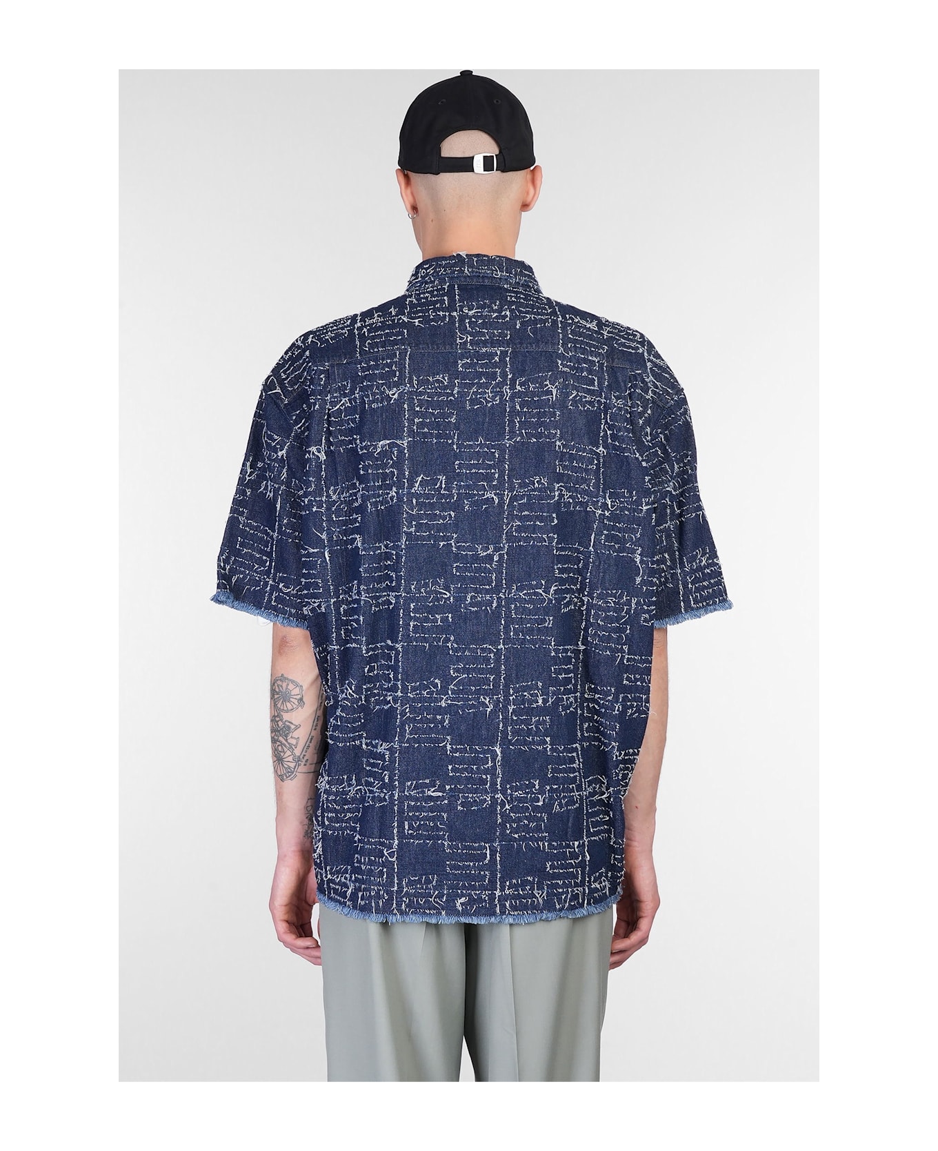 Études Shirt In Blue Cotton - blue